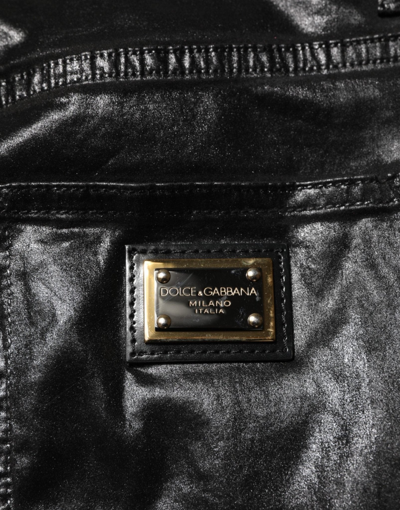 Dolce & Gabbana Black High Waist Skinny GRACE Denim Jeans - RIMODA