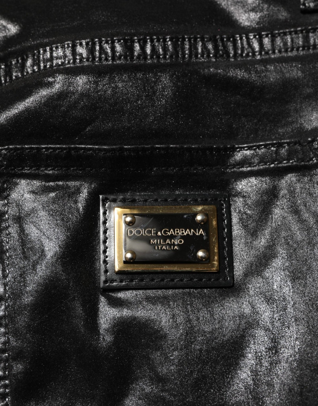 Dolce & Gabbana Black High Waist Skinny GRACE Denim Jeans - RIMODA