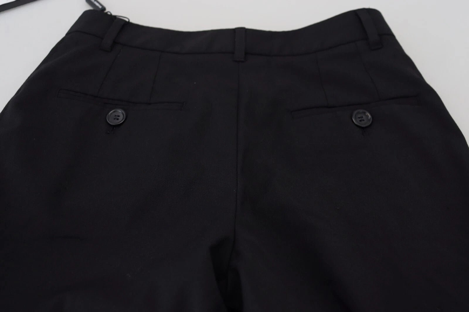 Dolce & Gabbana Black High Waist Skinny Trouser STAFF Pants - RIMODA