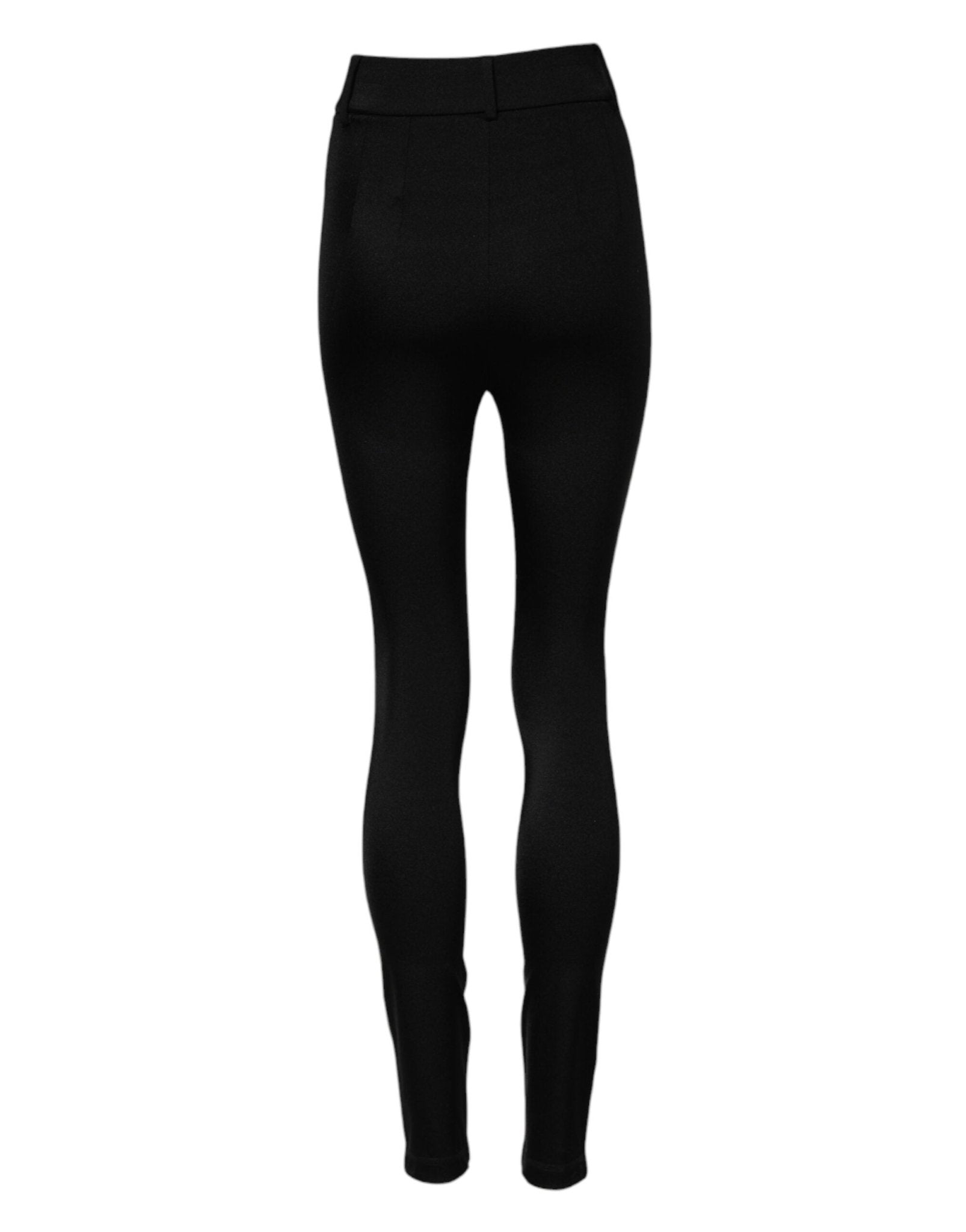 Dolce & Gabbana Black High Waisted Skinny Leggings Pants - RIMODA