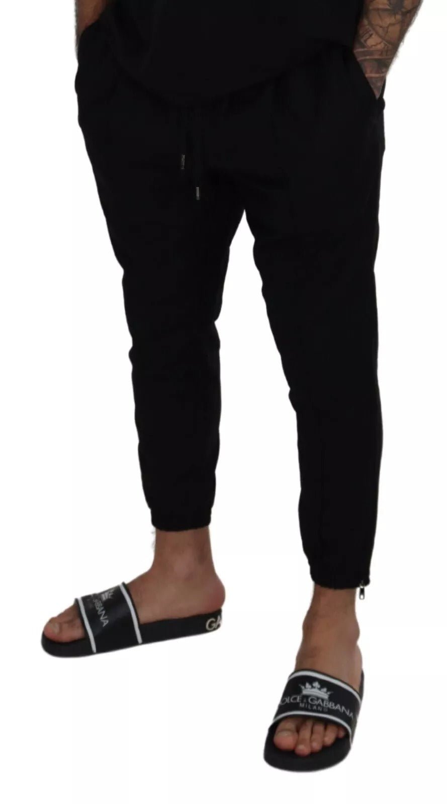 Dolce & Gabbana Black Jogger Wool Jogging Trouser - RIMODA