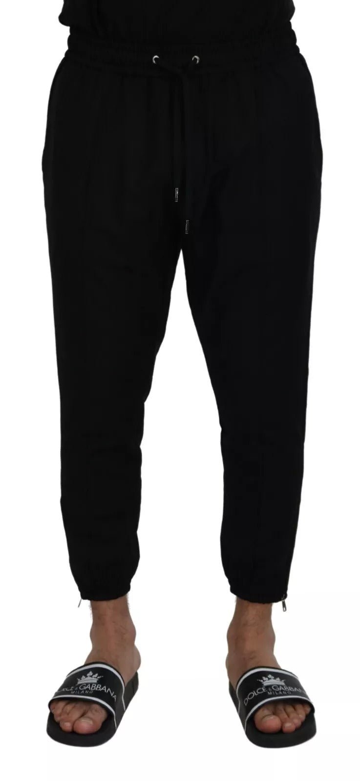 Dolce & Gabbana Black Jogger Wool Jogging Trouser - RIMODA