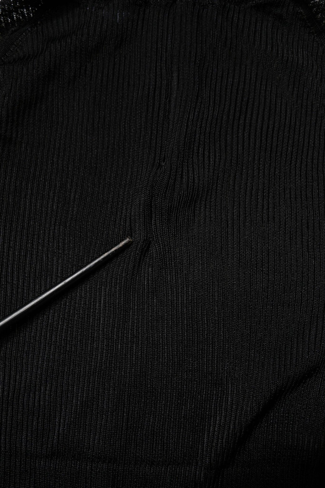 Dolce & Gabbana Black Knit Long Sleeves Turtleneck Slim Top - RIMODA