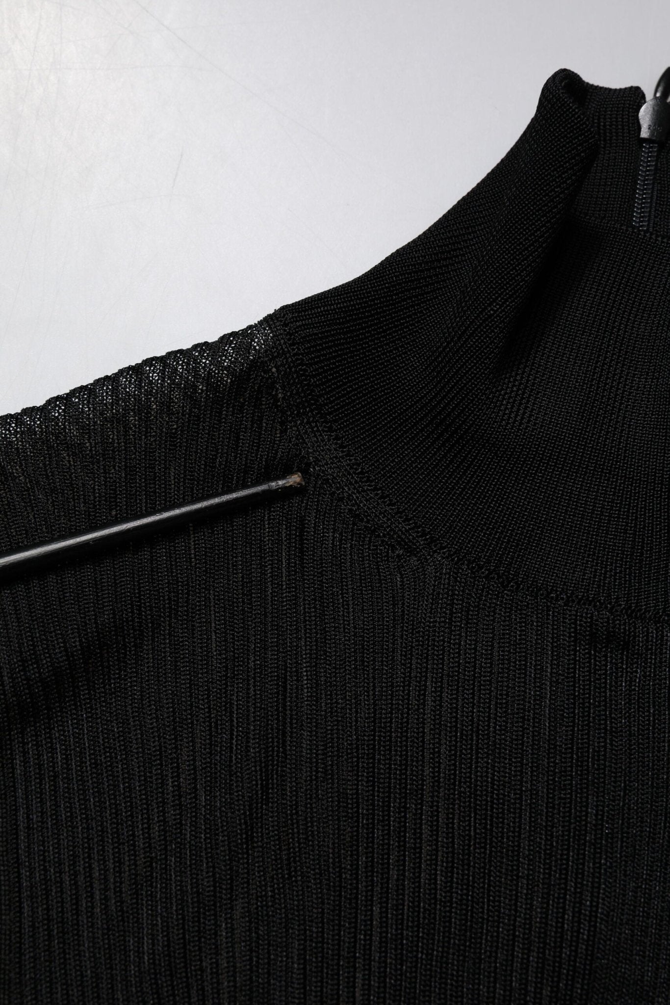Dolce & Gabbana Black Knit Long Sleeves Turtleneck Slim Top - RIMODA