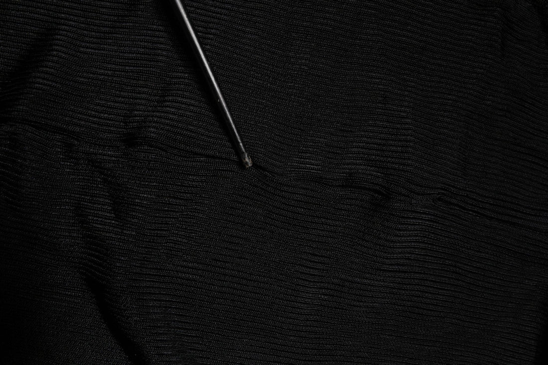 Dolce & Gabbana Black Knit Long Sleeves Turtleneck Slim Top - RIMODA