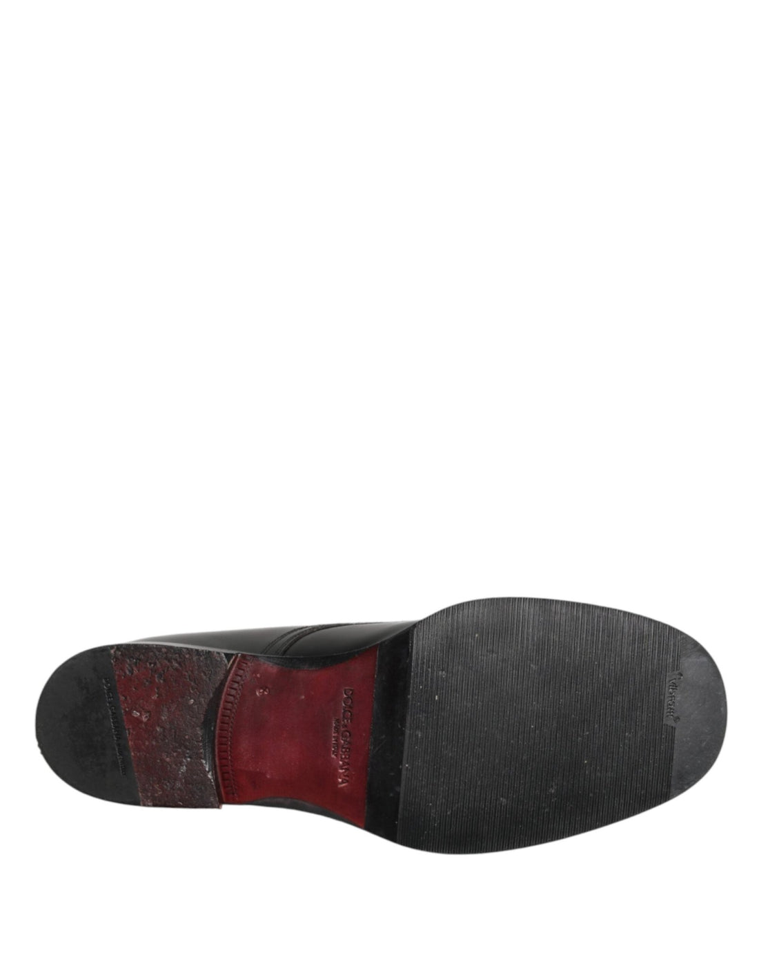 Dolce & Gabbana Black Lace Up Leather Dress Derby Men Shoes - RIMODA