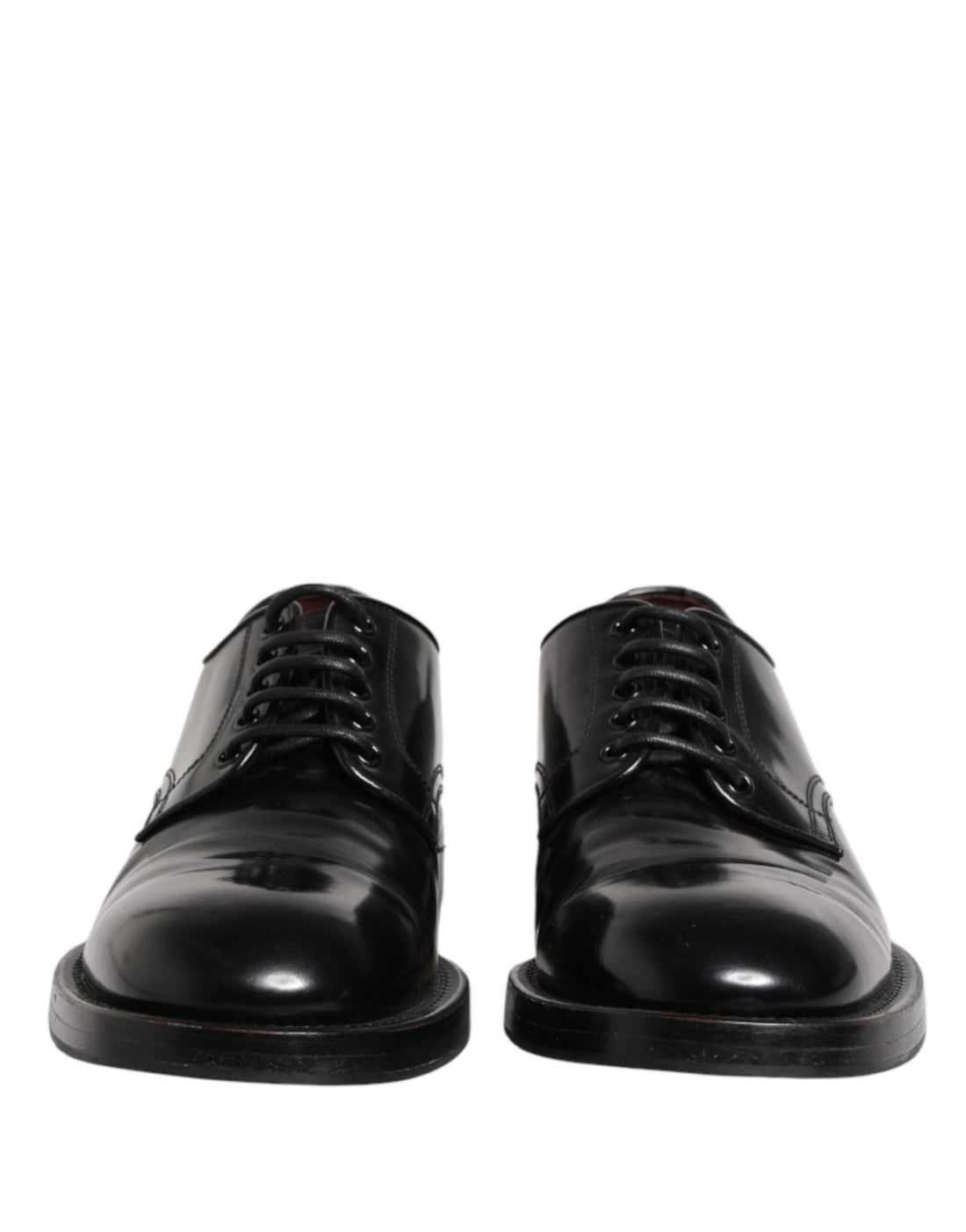 Dolce & Gabbana Black Lace Up Leather Dress Derby Men Shoes - RIMODA