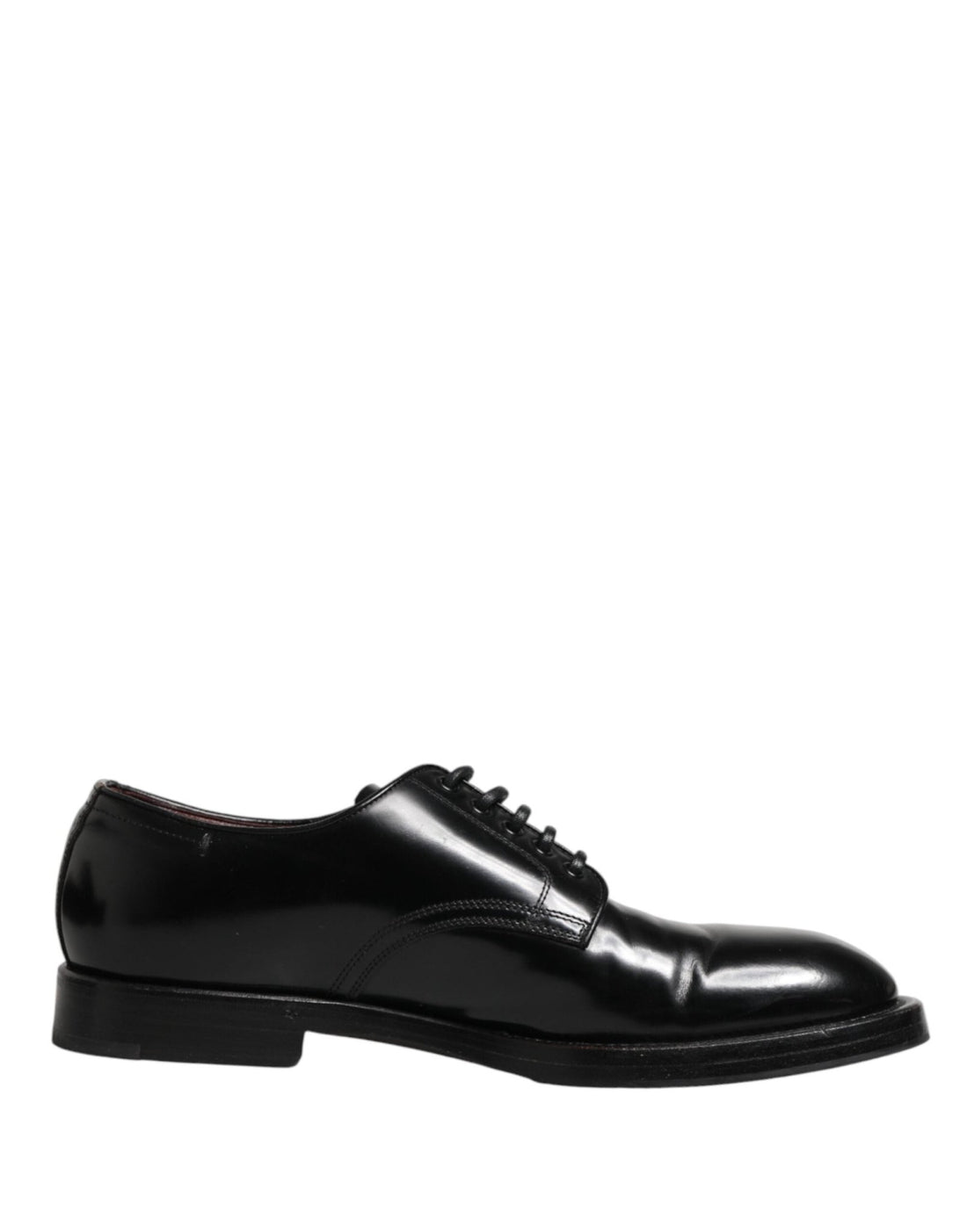Dolce & Gabbana Black Lace Up Leather Dress Derby Men Shoes - RIMODA
