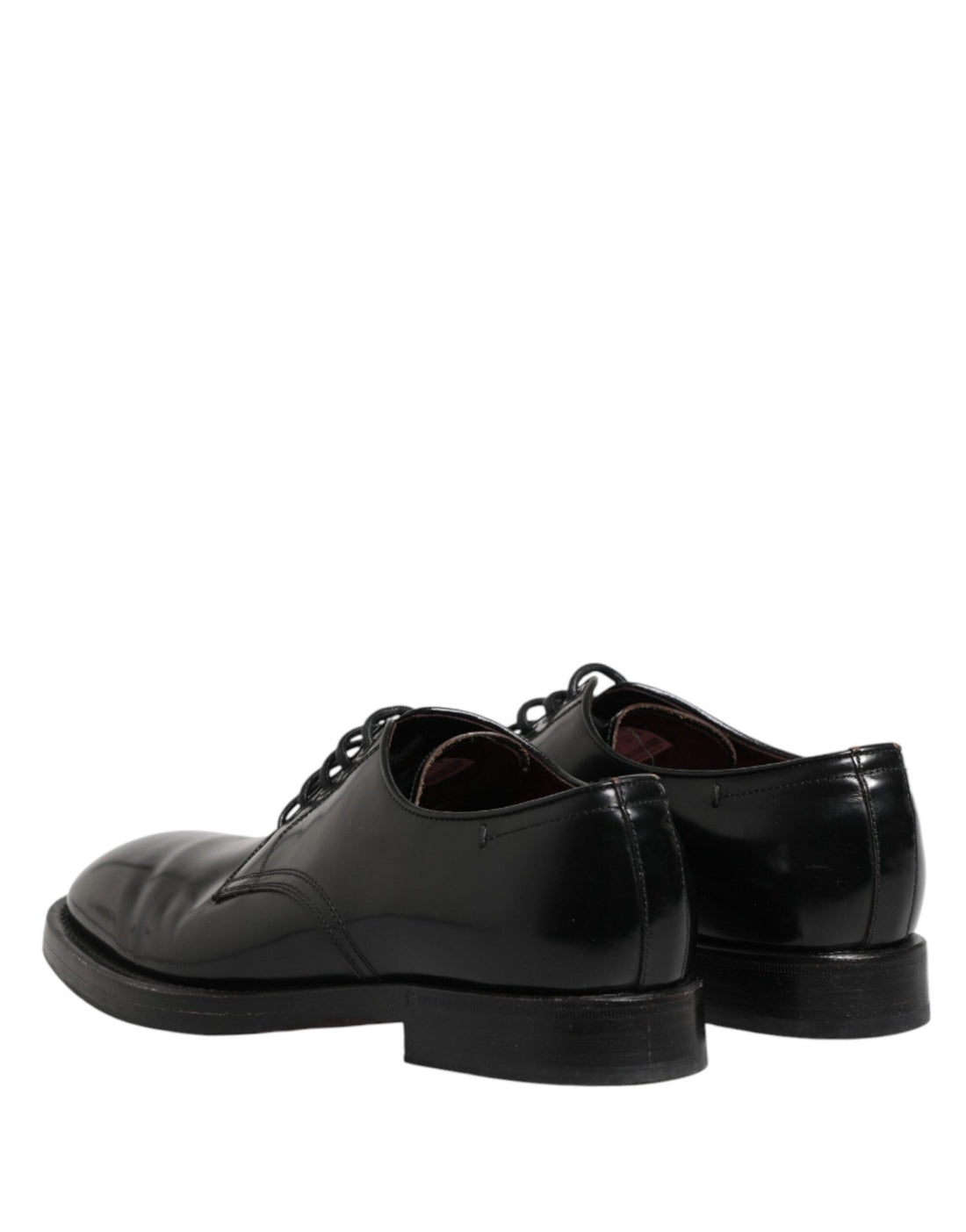 Dolce & Gabbana Black Lace Up Leather Dress Derby Men Shoes - RIMODA