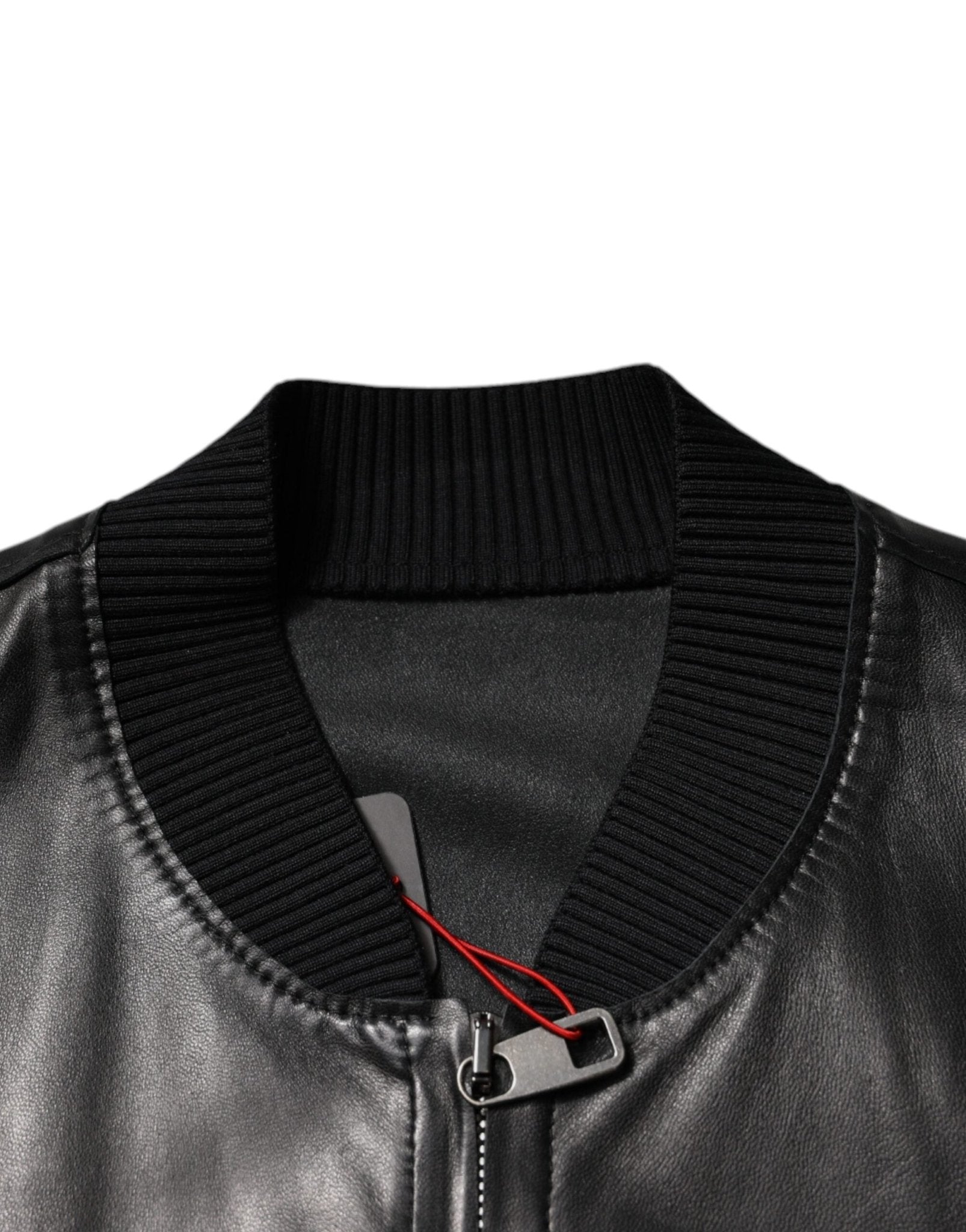 Dolce & Gabbana Black Lambskin Full Zip Biker Blouson Jacket - RIMODA