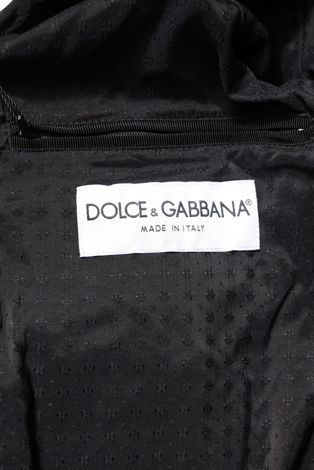 Dolce & Gabbana Black Lambskin Leather Full Zip Biker Jacket - RIMODA