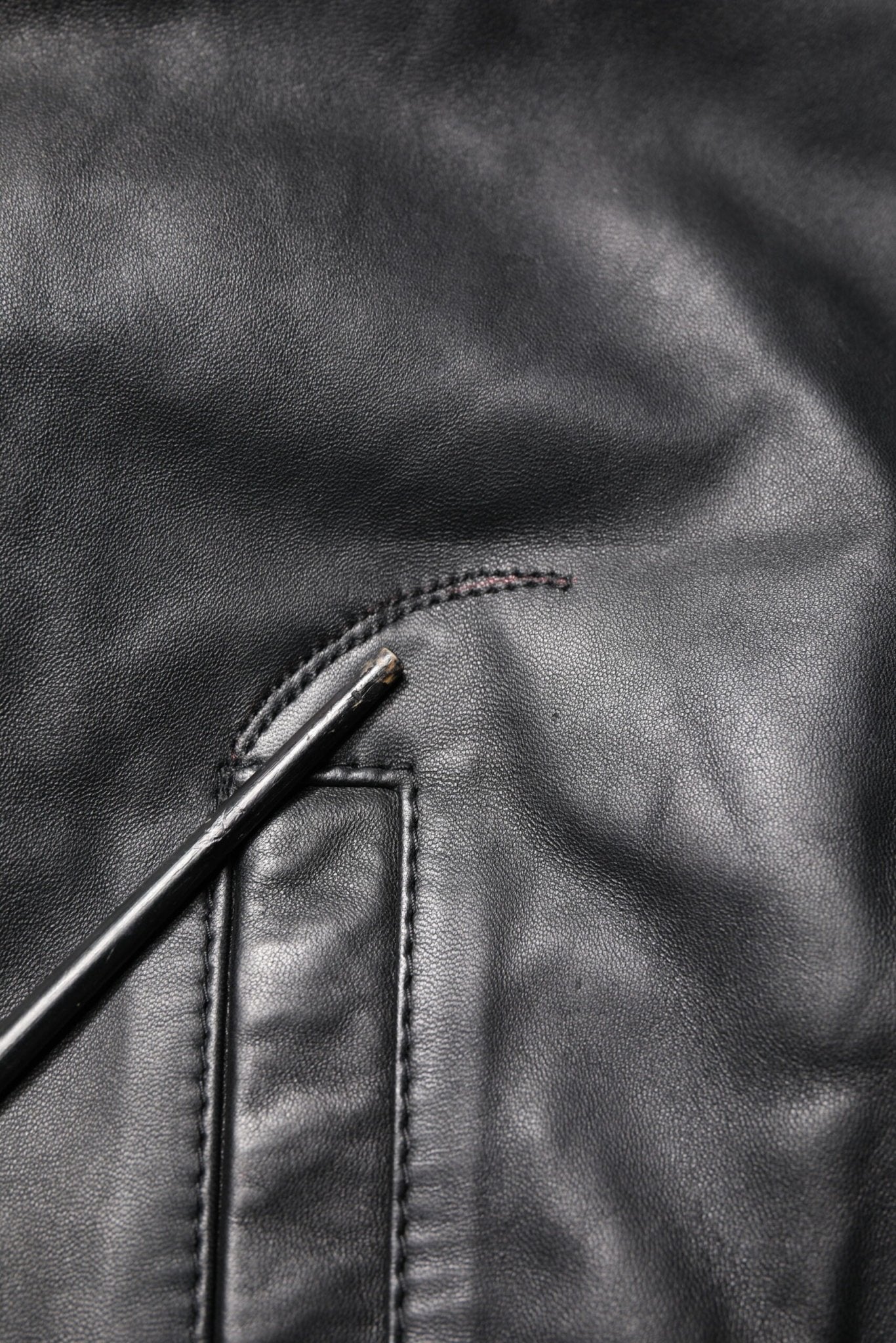 Dolce & Gabbana Black Lambskin Leather Full Zip Biker Jacket - RIMODA