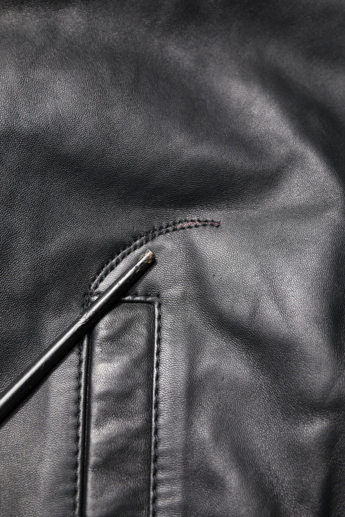 Dolce & Gabbana Black Lambskin Leather Full Zip Biker Jacket - RIMODA