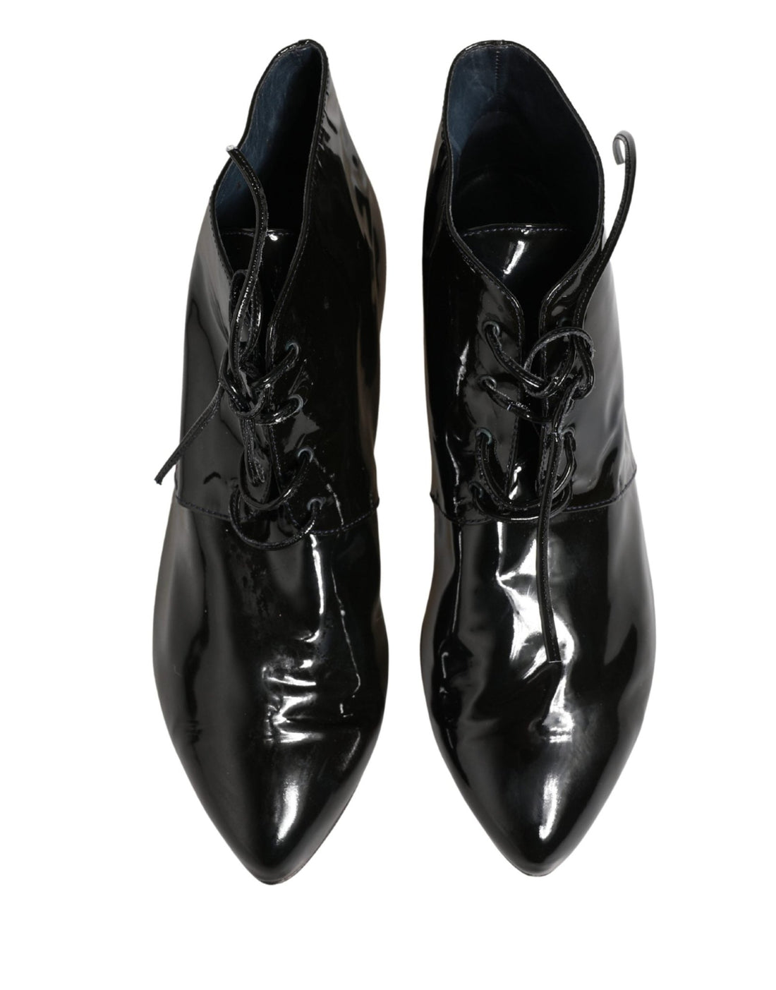 Dolce & Gabbana Black Leather AnkleBoots Shoes - RIMODA