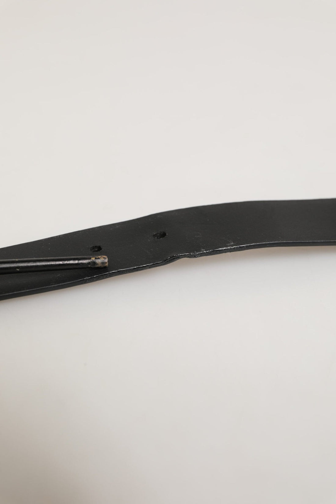 Dolce & Gabbana Black Leather Classic Metal Buckle Men Belt - RIMODA