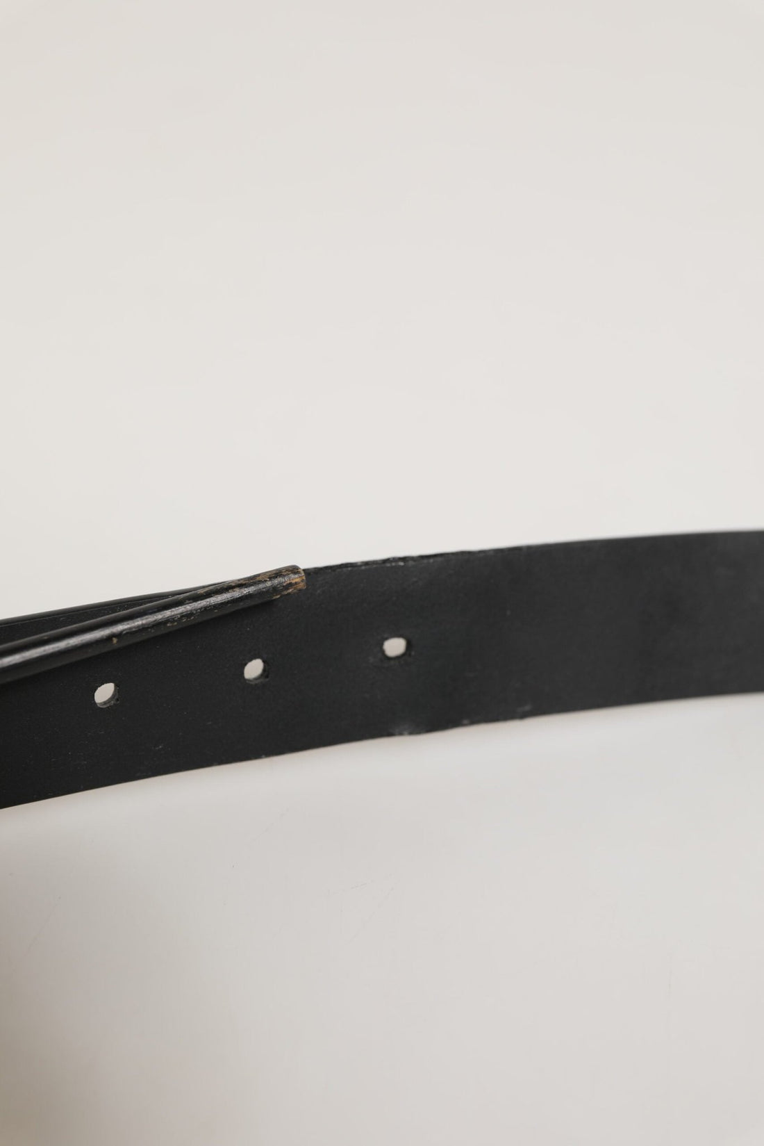 Dolce & Gabbana Black Leather Classic Metal Buckle Men Belt - RIMODA