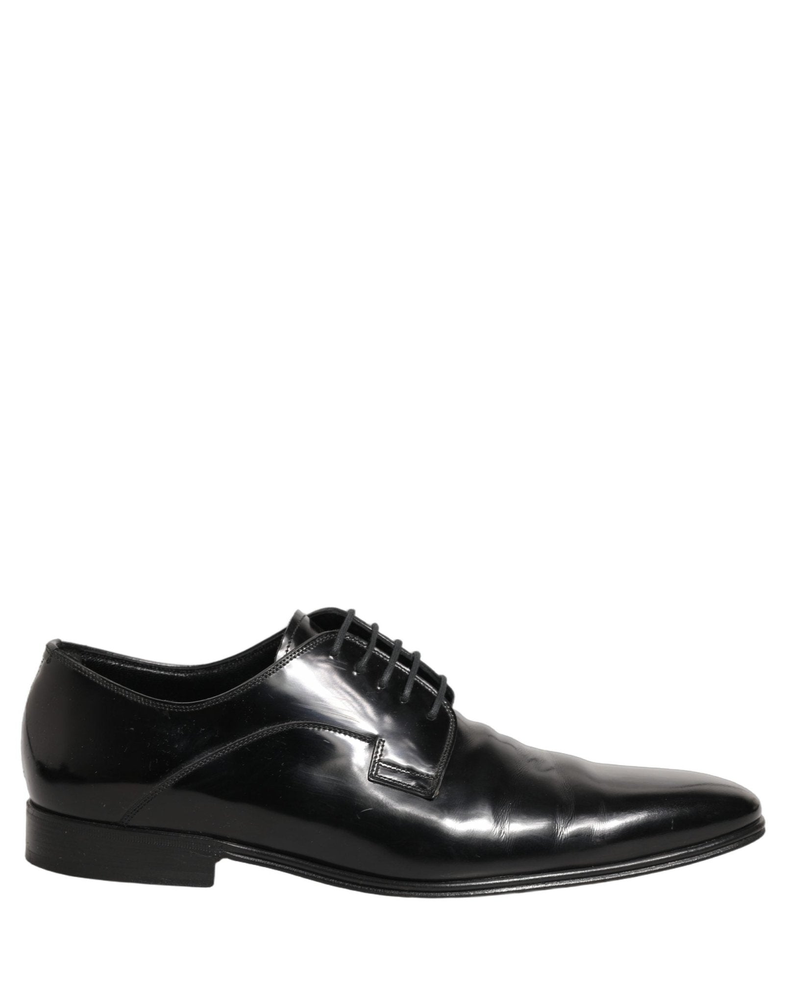 Dolce & Gabbana Black Leather Derby Dress Men Formal Shoes - RIMODA