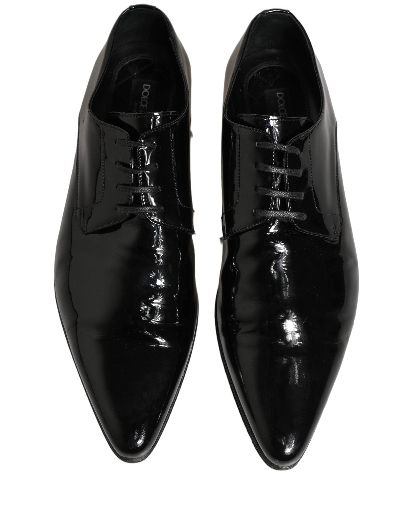 Dolce & Gabbana Black Leather Derby Dress Men Formal Shoes - RIMODA