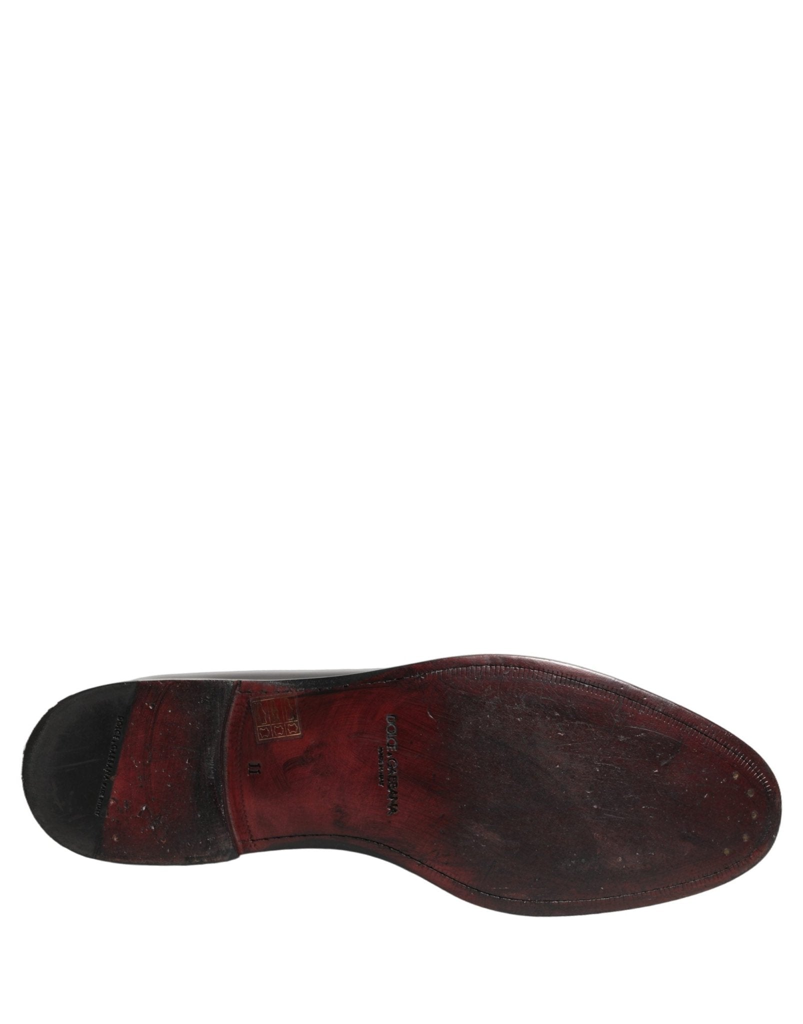Dolce & Gabbana Black Leather Derby Dress Men Formal Shoes - RIMODA