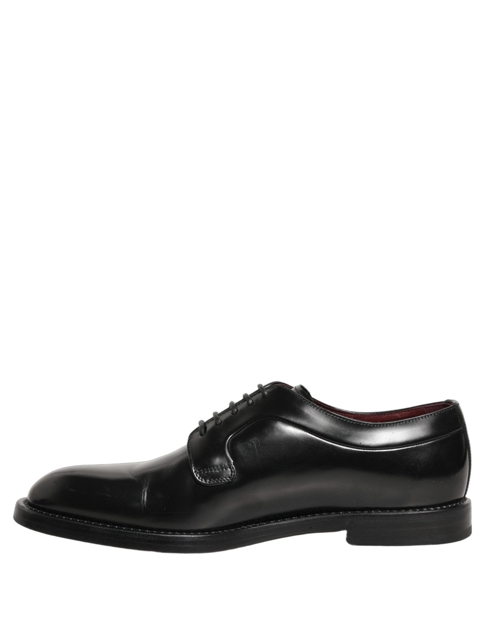Dolce & Gabbana Black Leather Derby Dress Men Formal Shoes - RIMODA
