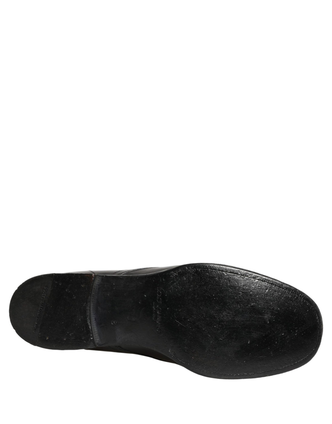 Dolce & Gabbana Black Leather Derby Dress Men Formal Shoes - RIMODA
