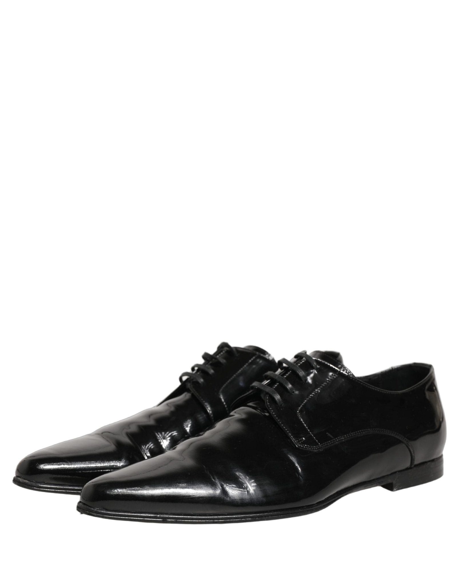 Dolce & Gabbana Black Leather Derby Dress Men Formal Shoes - RIMODA