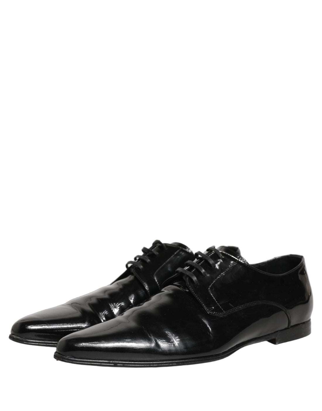 Dolce & Gabbana Black Leather Derby Dress Men Formal Shoes - RIMODA
