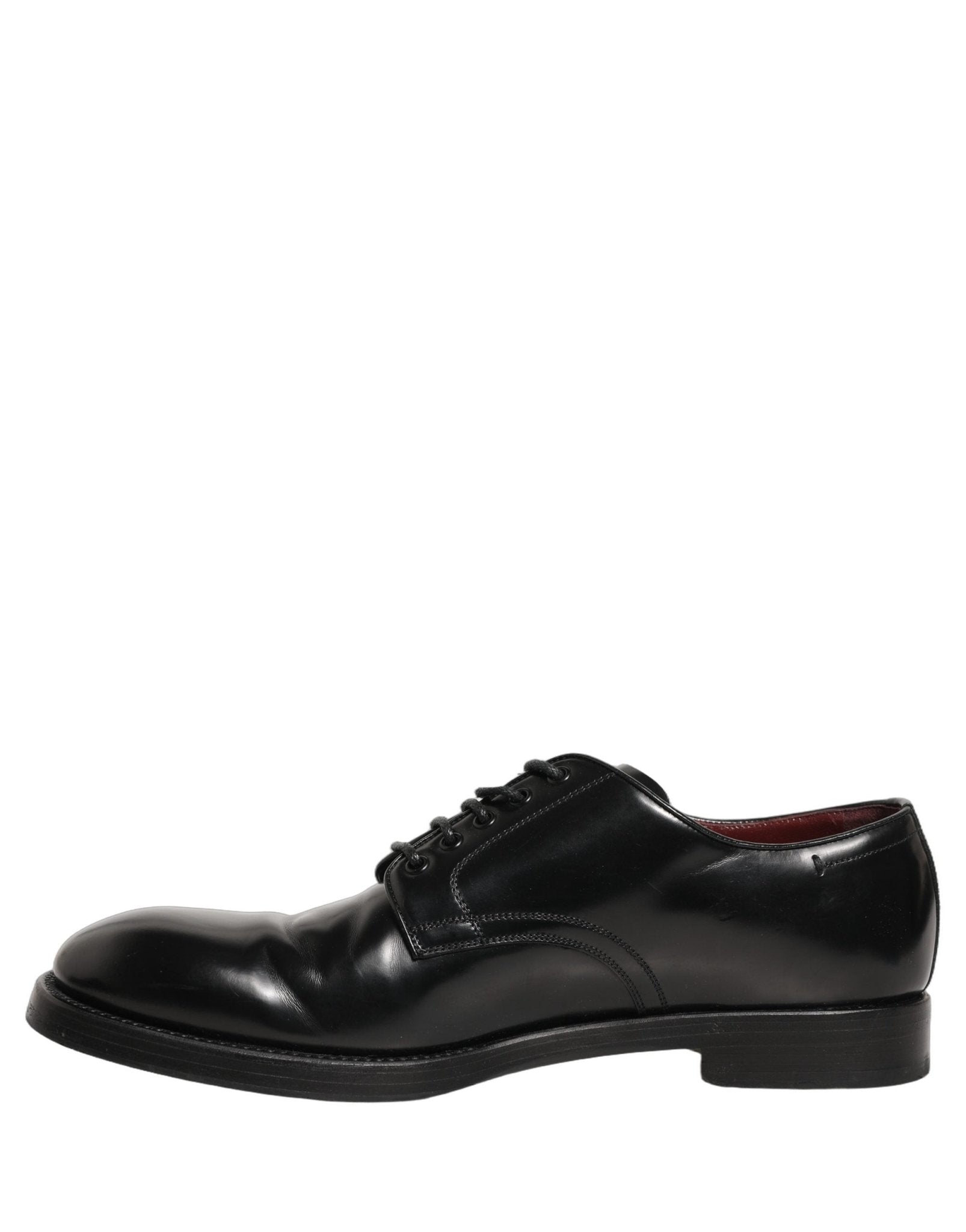 Dolce & Gabbana Black Leather Derby Dress Men Formal Shoes - RIMODA