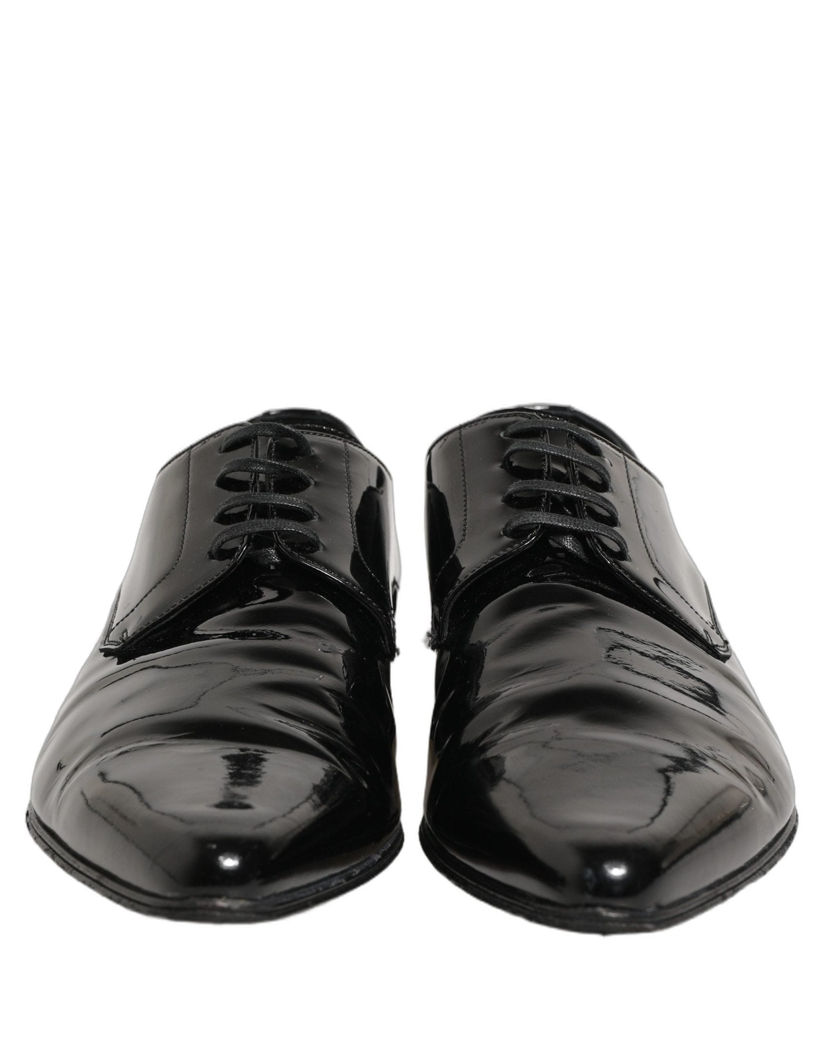 Dolce & Gabbana Black Leather Derby Dress Men Formal Shoes - RIMODA