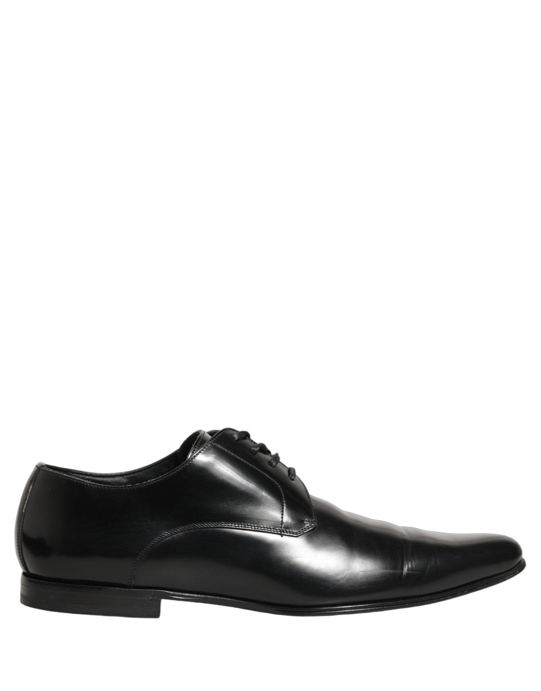 Dolce & Gabbana Black Leather Derby Dress Men Formal Shoes - RIMODA