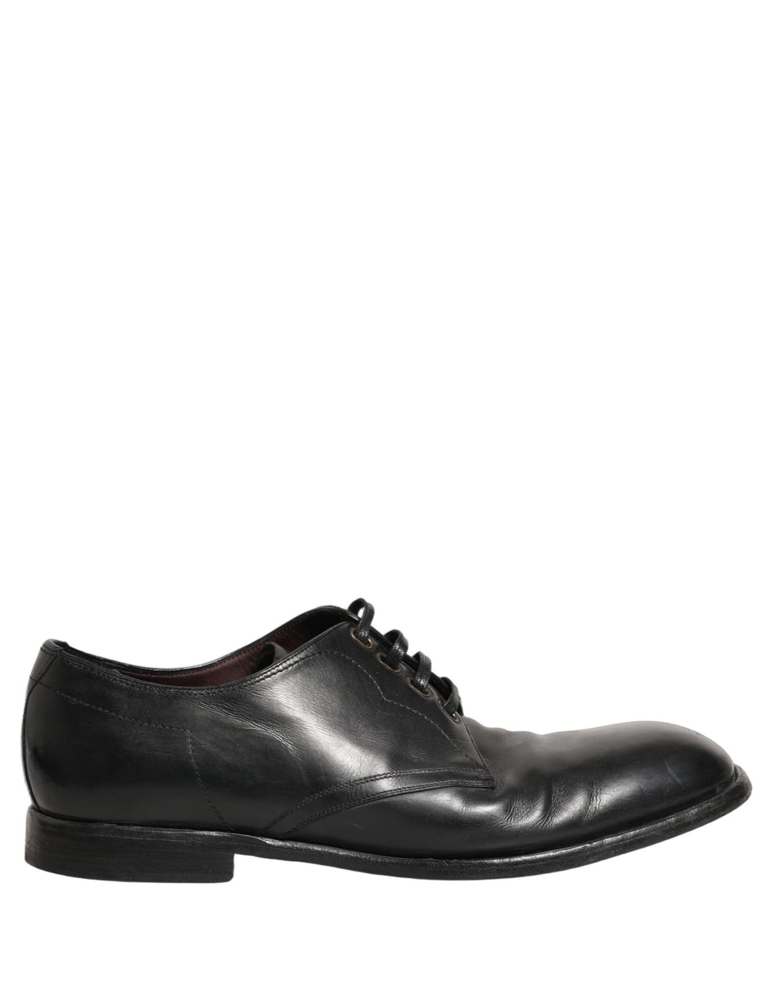 Dolce & Gabbana Black Leather Derby Dress Men Formal Shoes - RIMODA