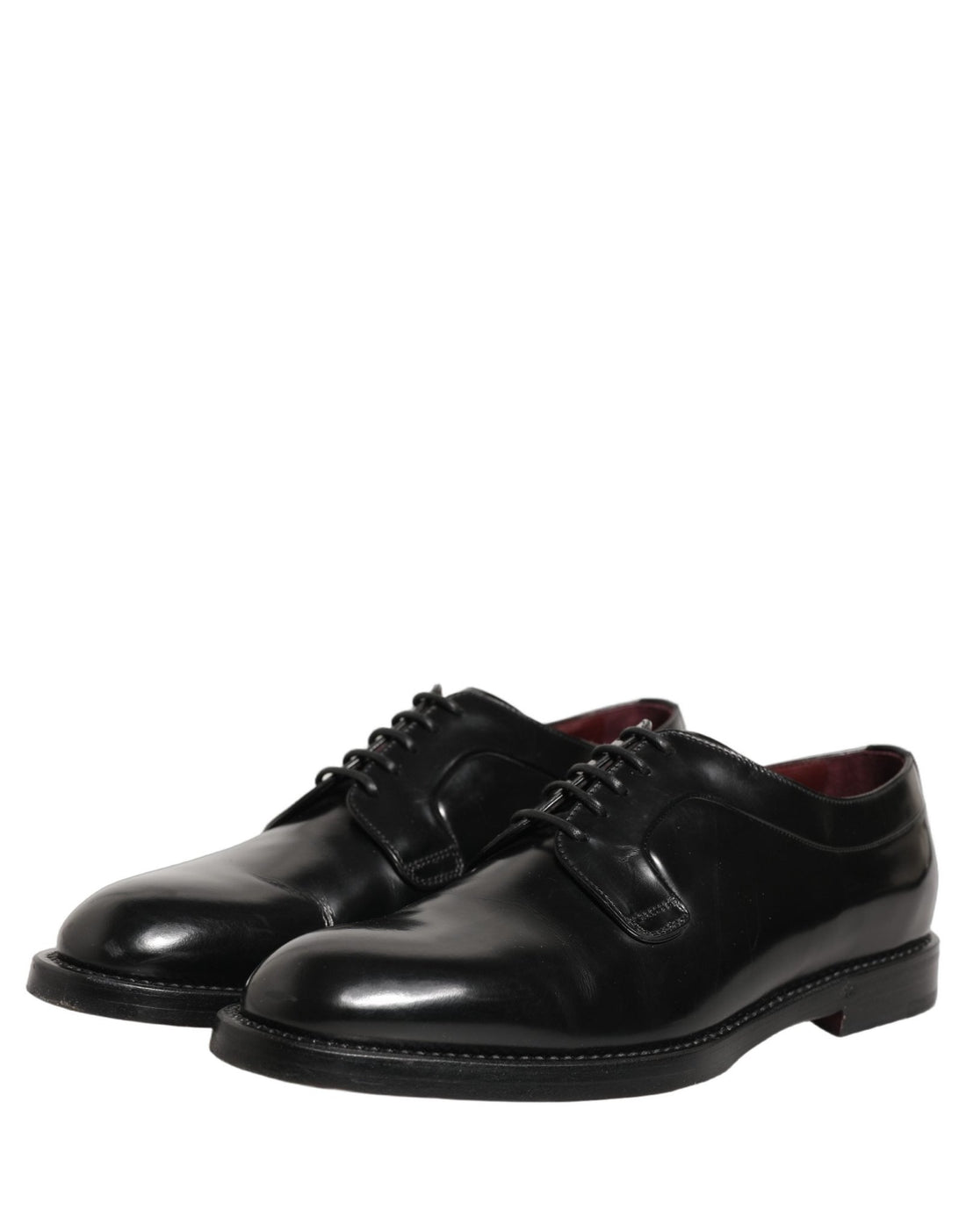 Dolce & Gabbana Black Leather Derby Dress Men Formal Shoes - RIMODA