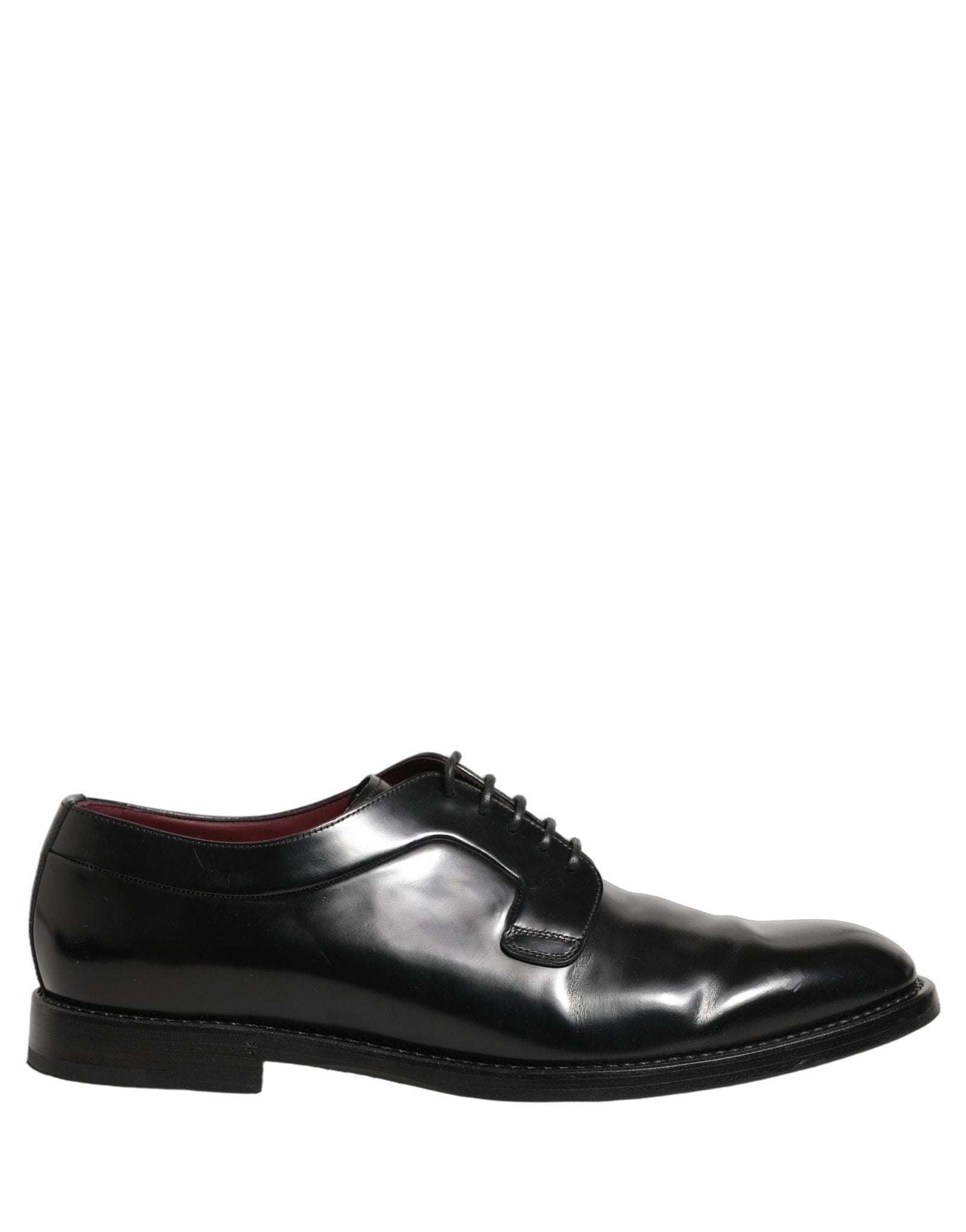 Dolce & Gabbana Black Leather Derby Dress Men Formal Shoes - RIMODA