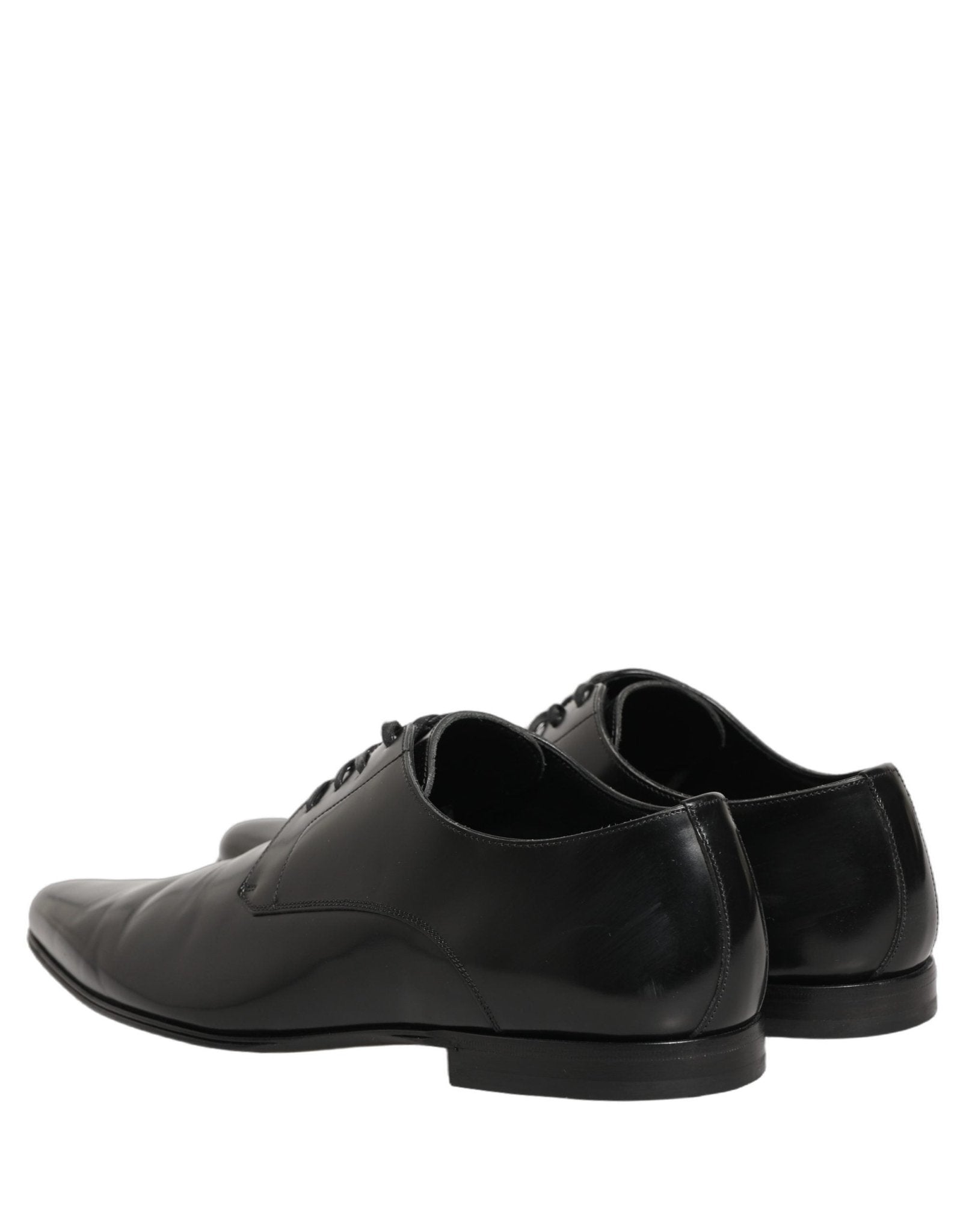 Dolce & Gabbana Black Leather Derby Dress Men Formal Shoes - RIMODA