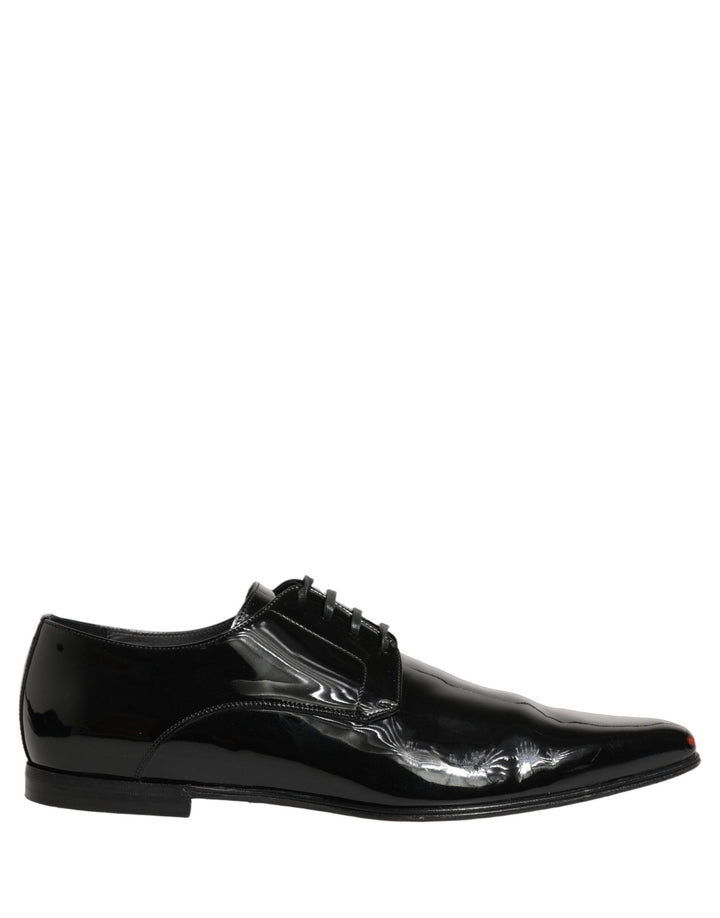 Dolce & Gabbana Black Leather Derby Dress Men Formal Shoes - RIMODA
