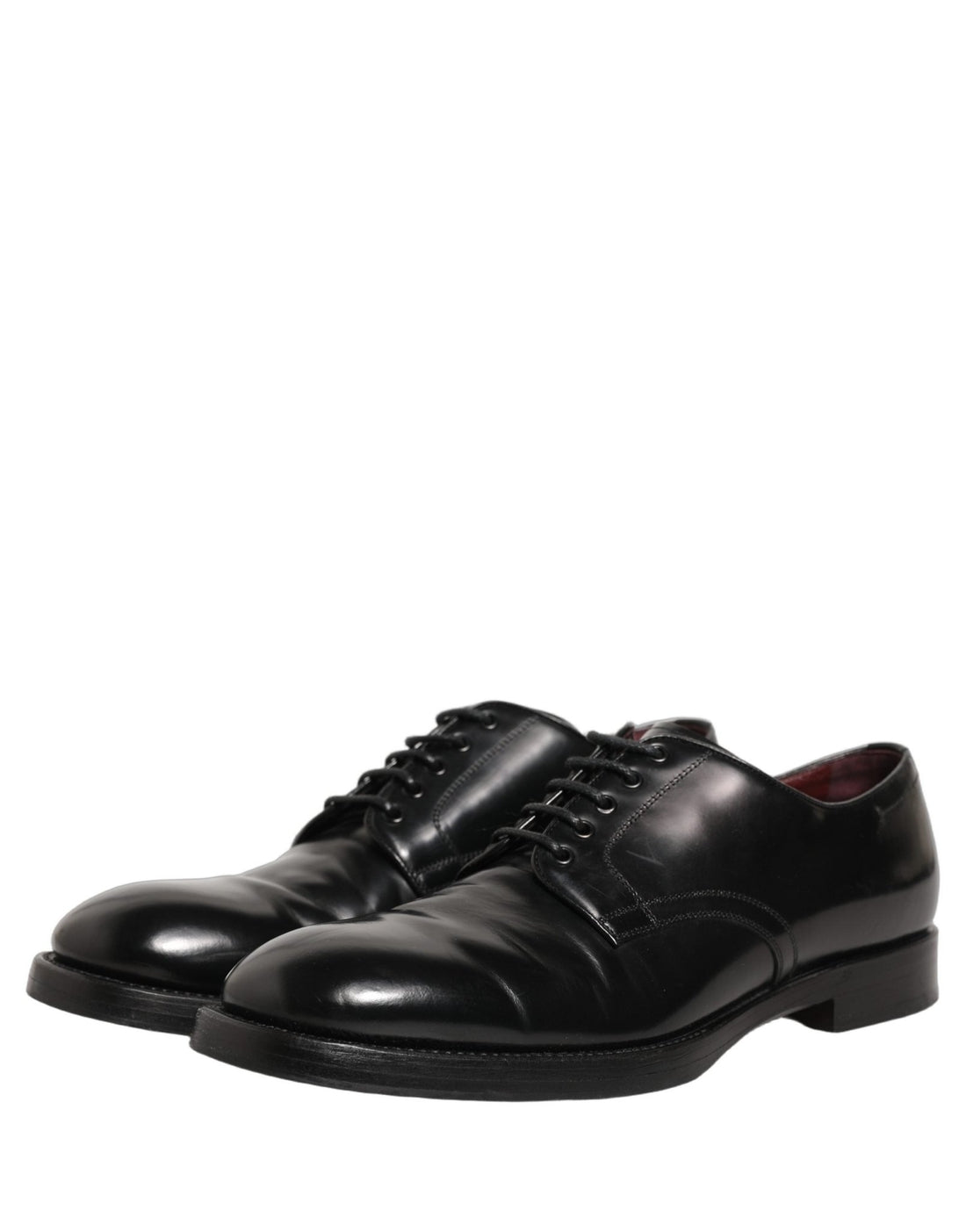 Dolce & Gabbana Black Leather Derby Dress Men Formal Shoes - RIMODA