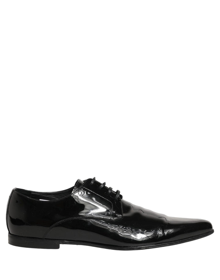 Dolce & Gabbana Black Leather Derby Dress Men Formal Shoes - RIMODA