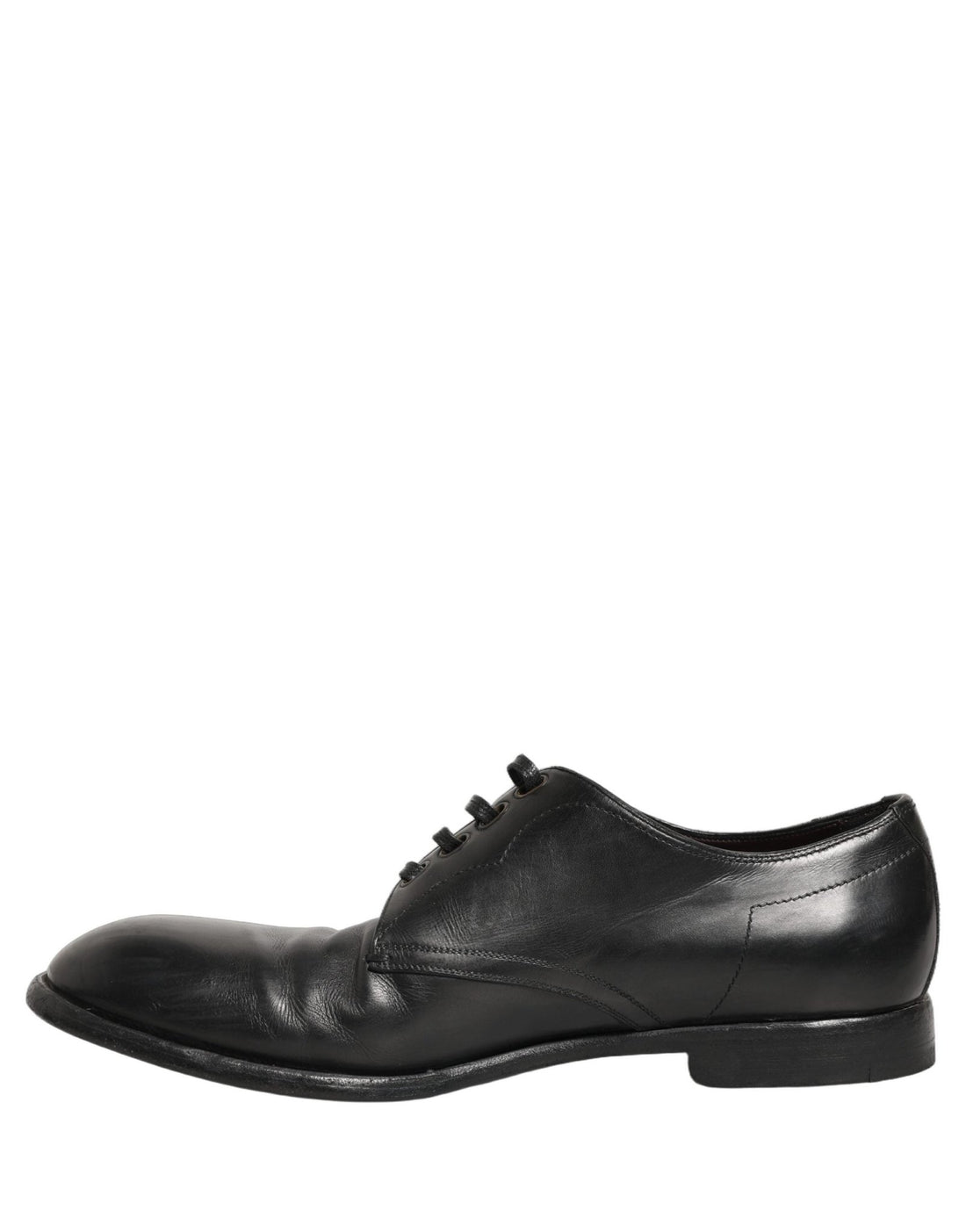 Dolce & Gabbana Black Leather Derby Dress Men Formal Shoes - RIMODA