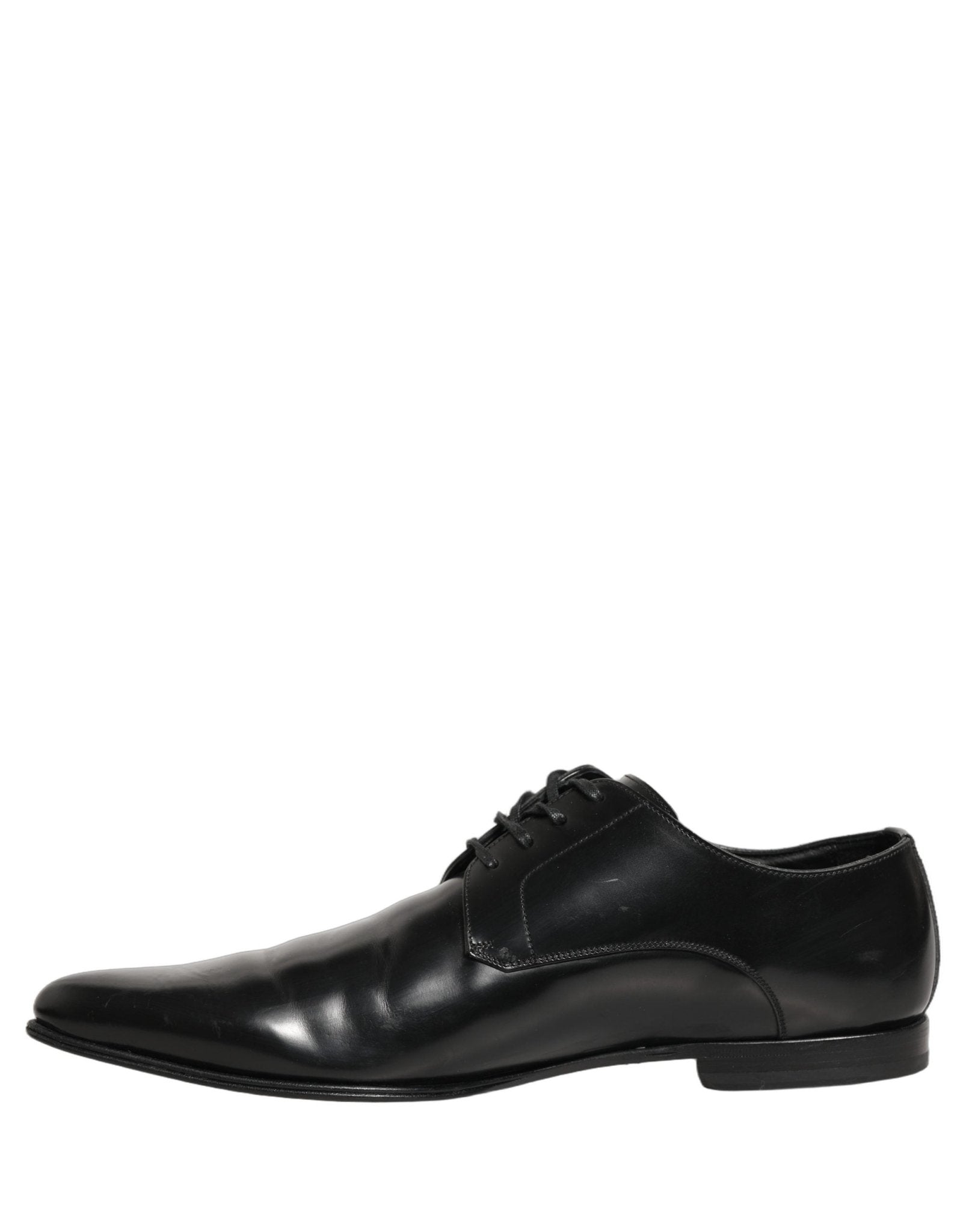 Dolce & Gabbana Black Leather Derby Dress Men Formal Shoes - RIMODA
