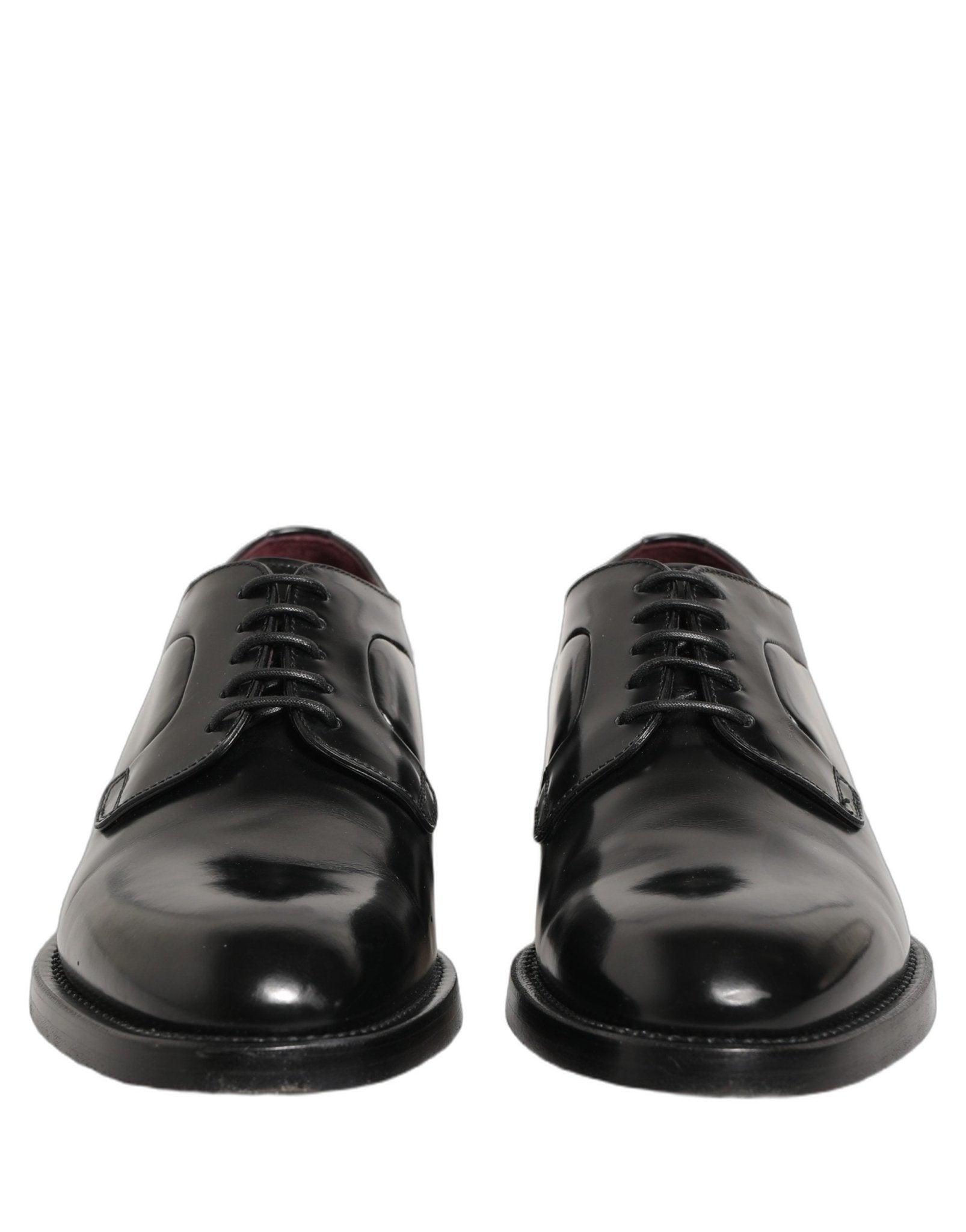 Dolce & Gabbana Black Leather Derby Dress Men Formal Shoes - RIMODA