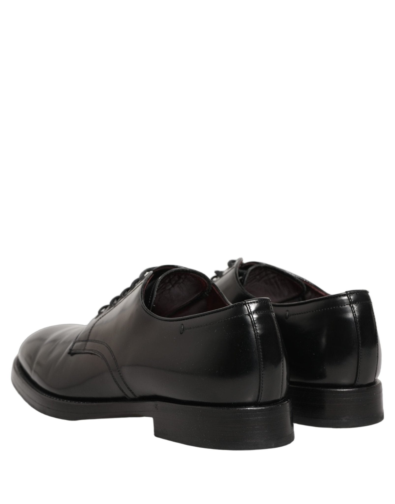 Dolce & Gabbana Black Leather Derby Dress Men Formal Shoes - RIMODA