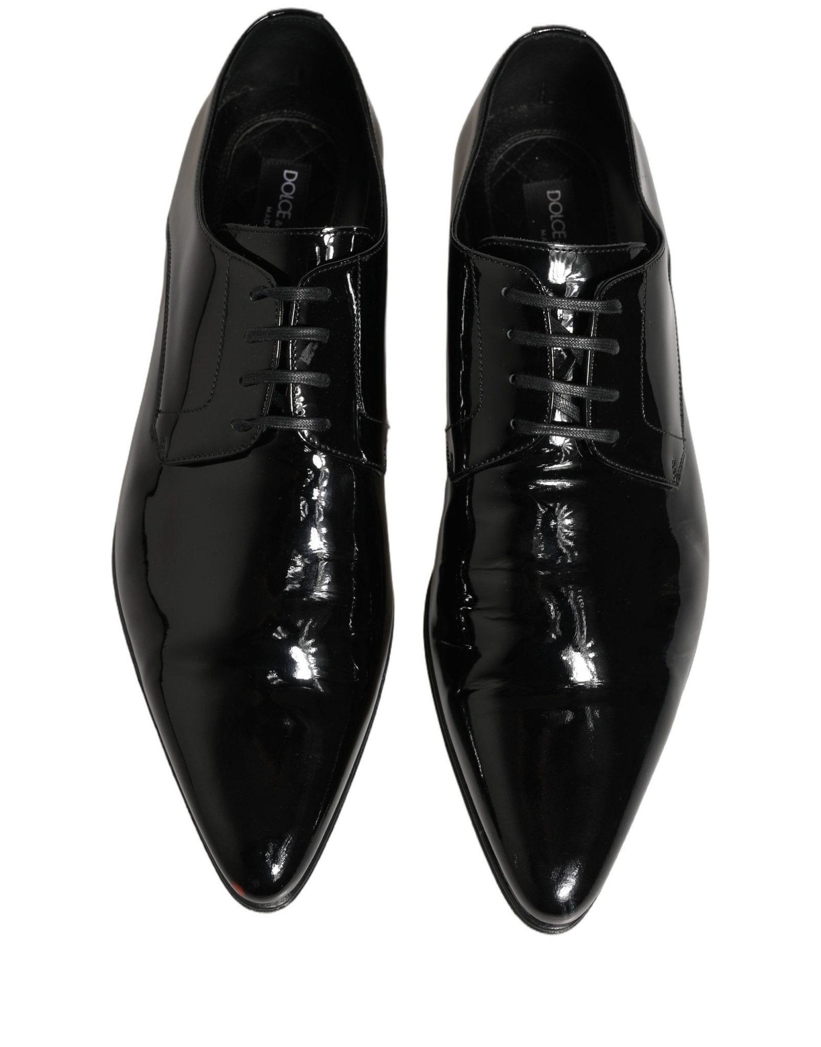 Dolce & Gabbana Black Leather Derby Dress Men Formal Shoes - RIMODA