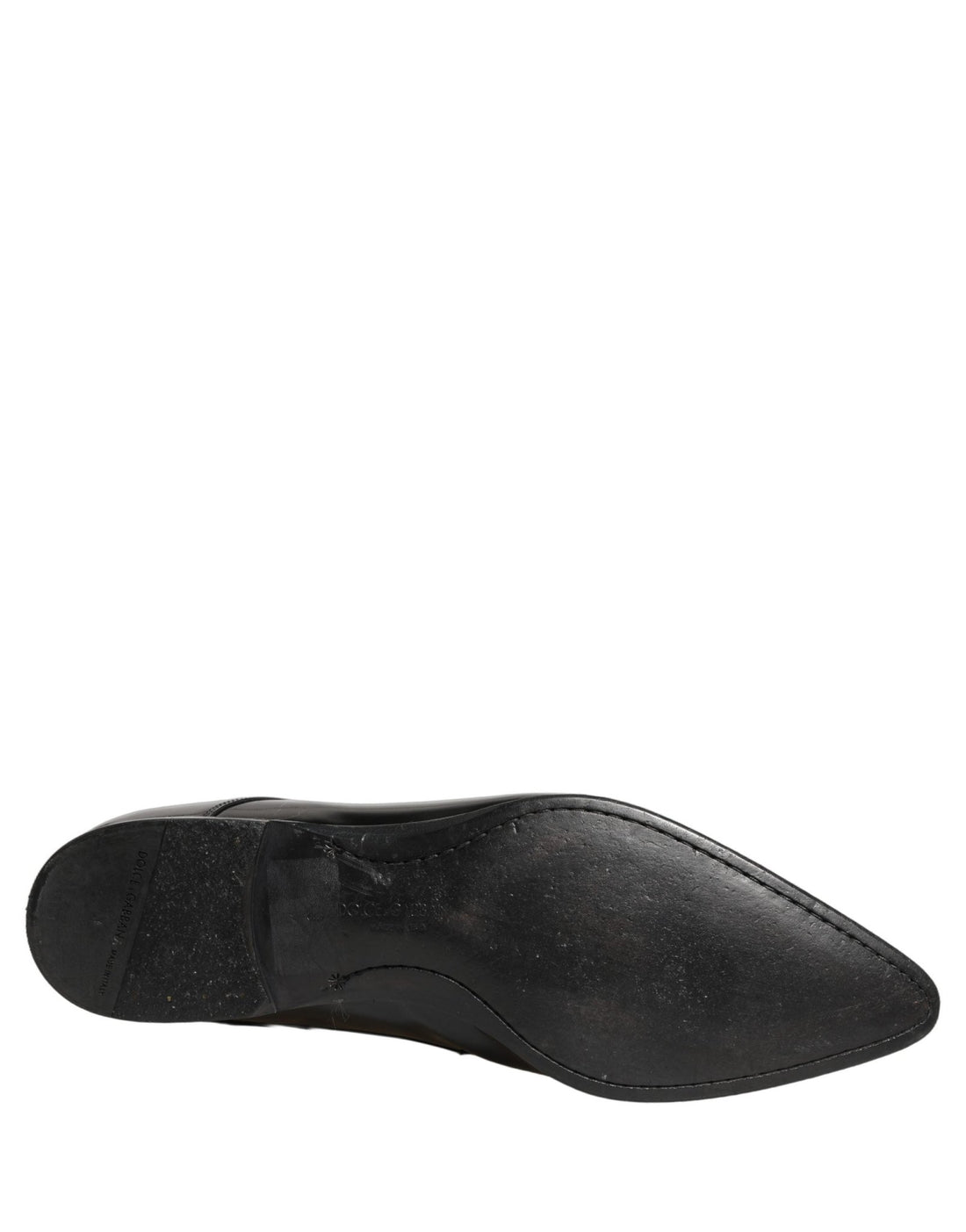 Dolce & Gabbana Black Leather Derby Dress Men Formal Shoes - RIMODA