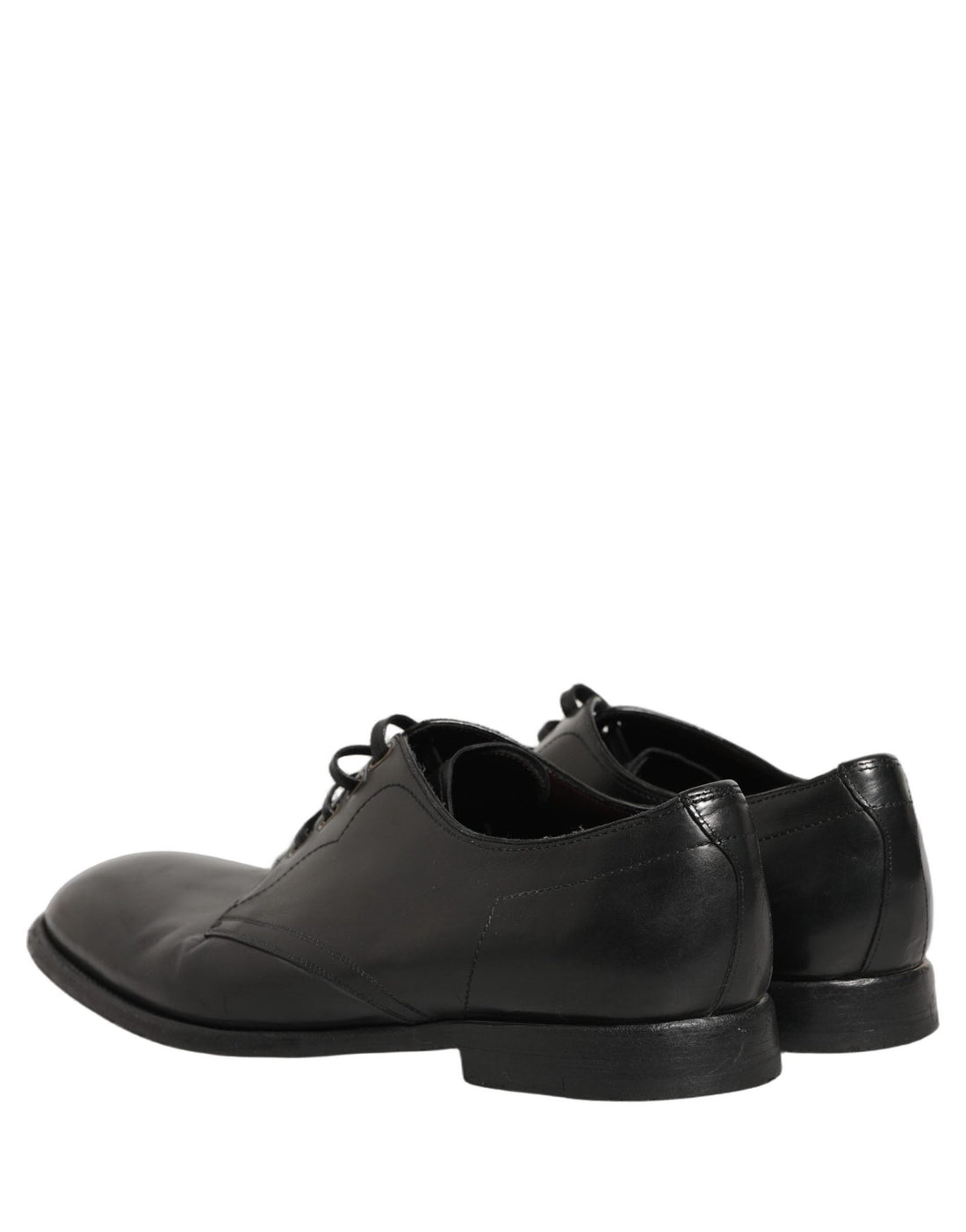 Dolce & Gabbana Black Leather Derby Dress Men Formal Shoes - RIMODA