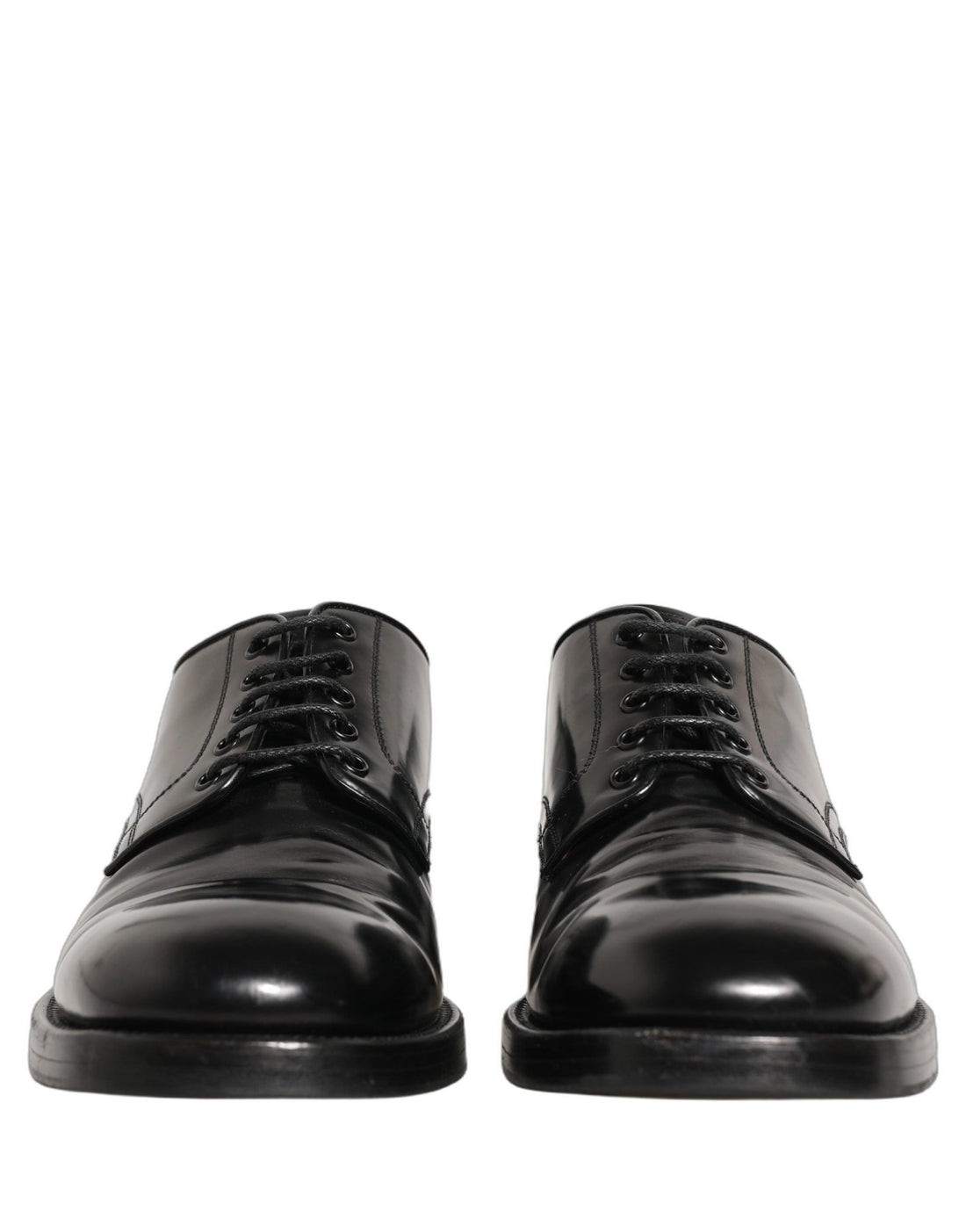Dolce & Gabbana Black Leather Derby Dress Men Formal Shoes - RIMODA