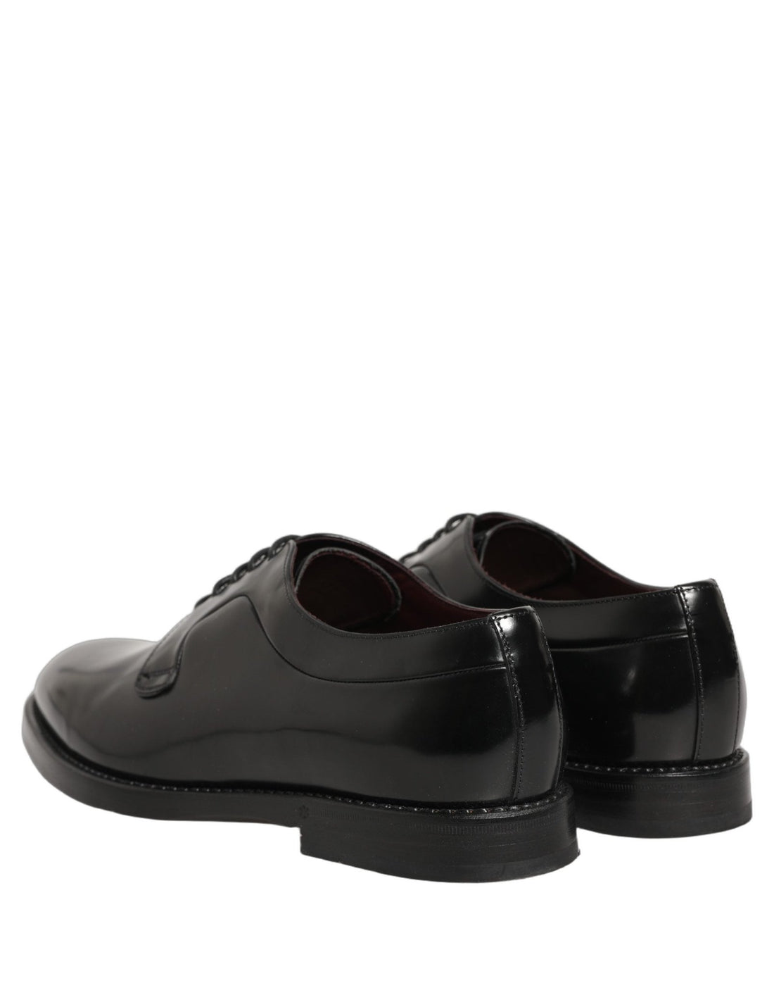 Dolce & Gabbana Black Leather Derby Dress Men Formal Shoes - RIMODA