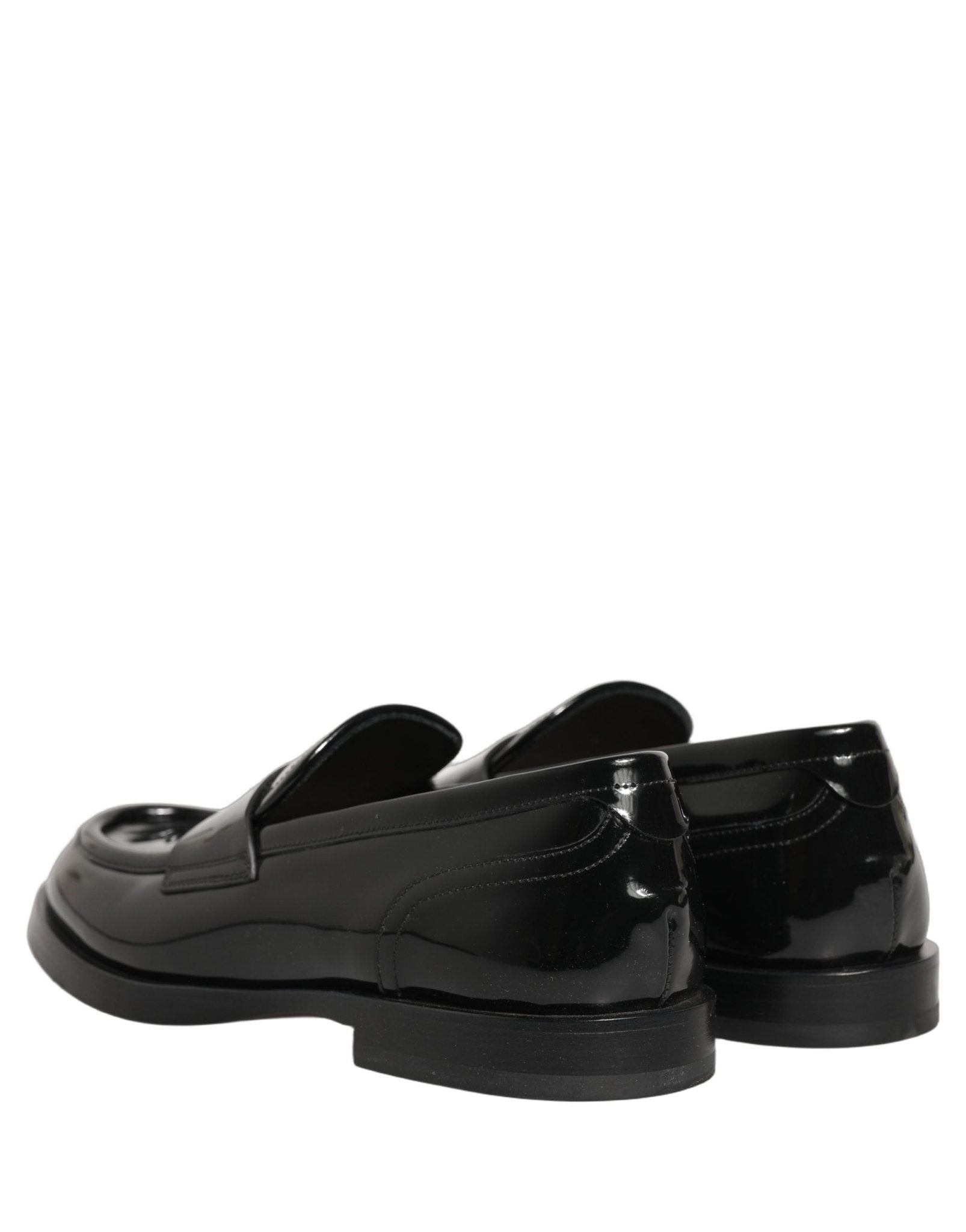 Dolce & Gabbana Black Leather Formal Men Dress Loafers Shoes - RIMODA