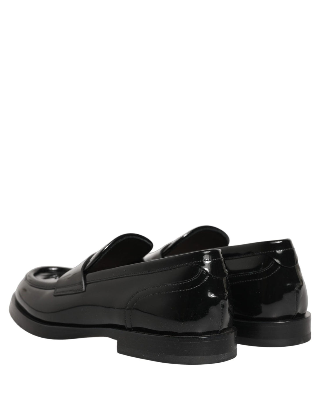 Dolce & Gabbana Black Leather Formal Men Dress Loafers Shoes - RIMODA