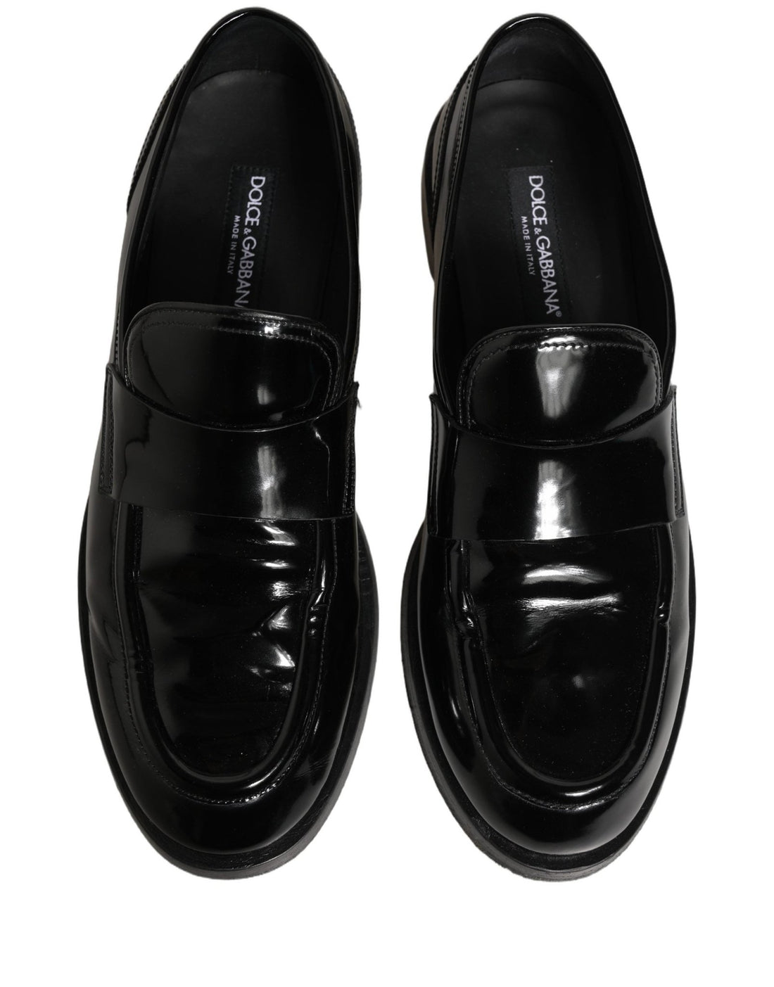 Dolce & Gabbana Black Leather Formal Men Dress Loafers Shoes - RIMODA