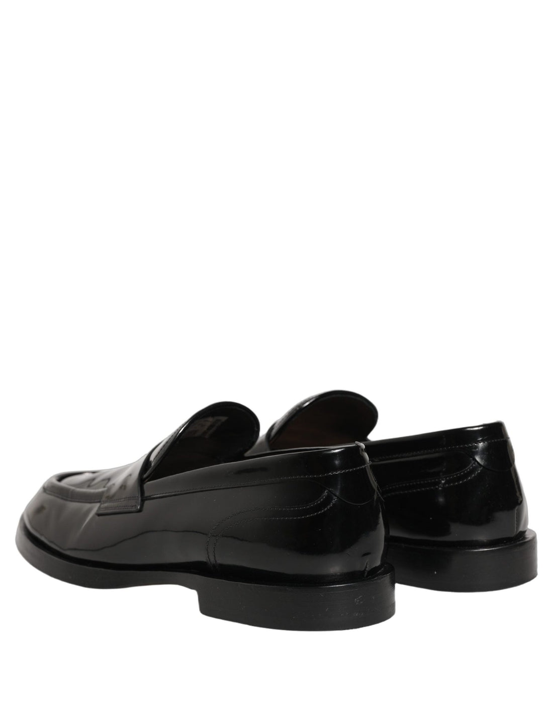 Dolce & Gabbana Black Leather Formal Men Dress Loafers Shoes - RIMODA